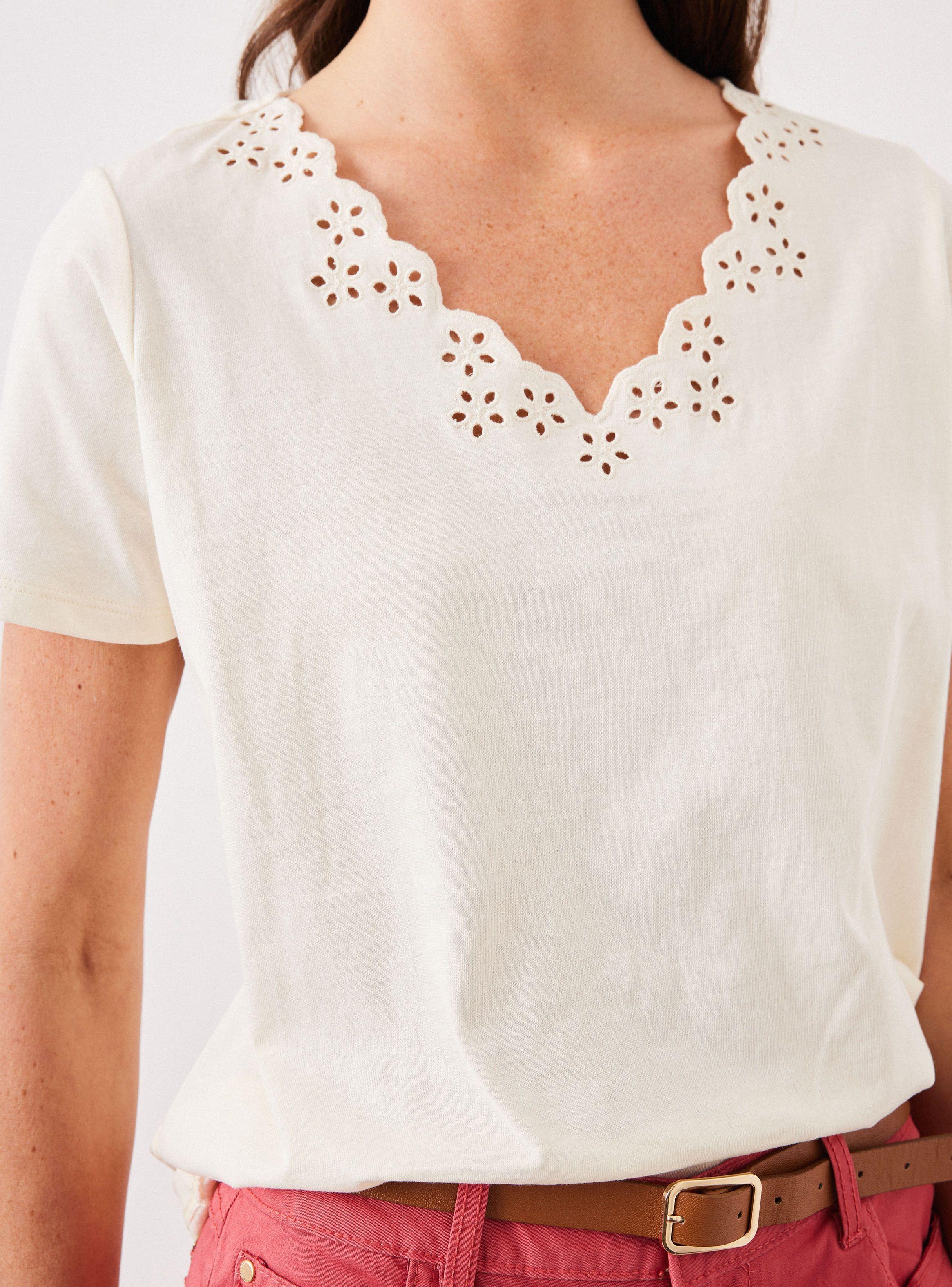 Polera con Bordado en Cuello-3