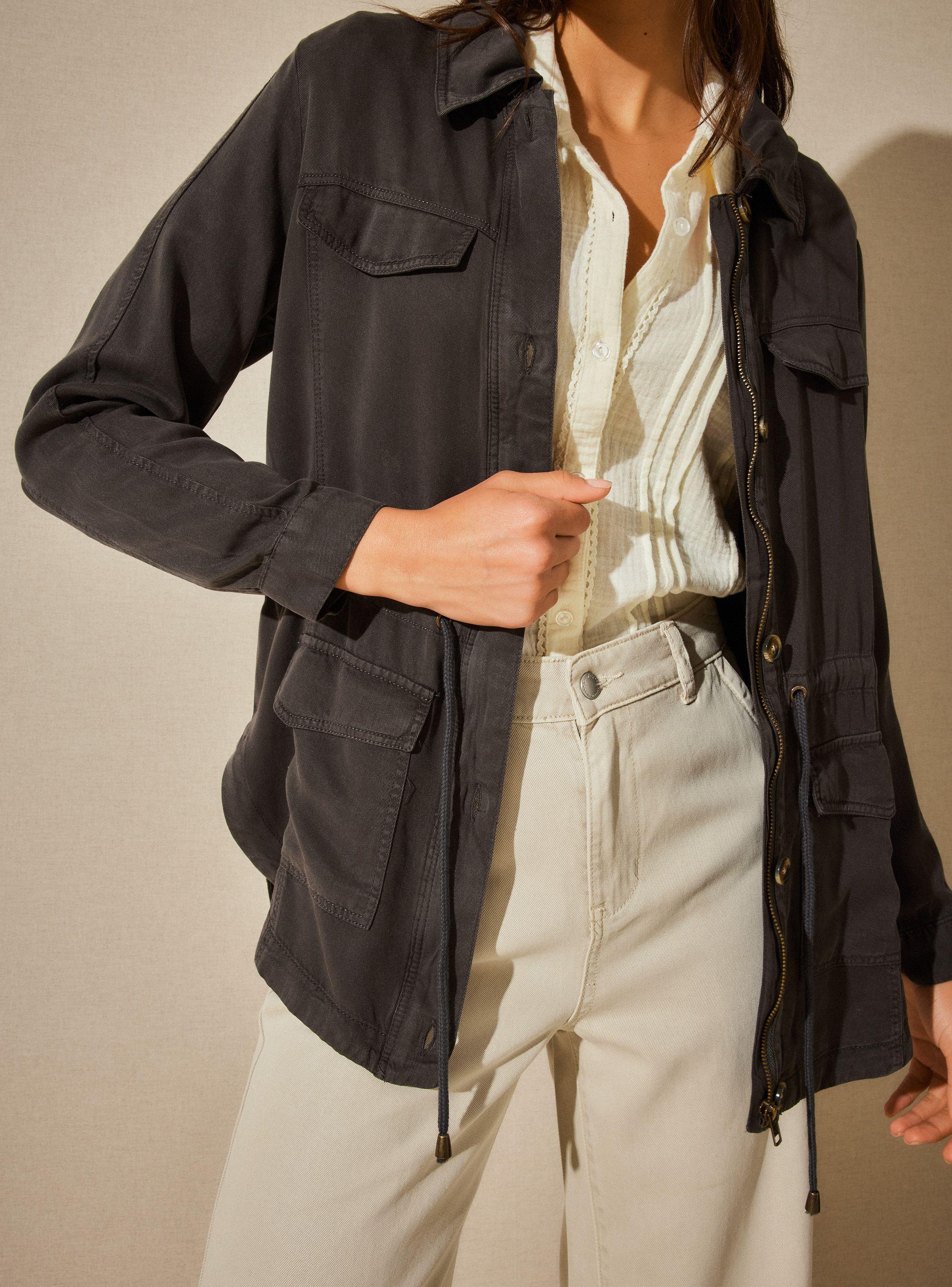 Chaqueta Sobrecamisa de Tencel Lavado-2