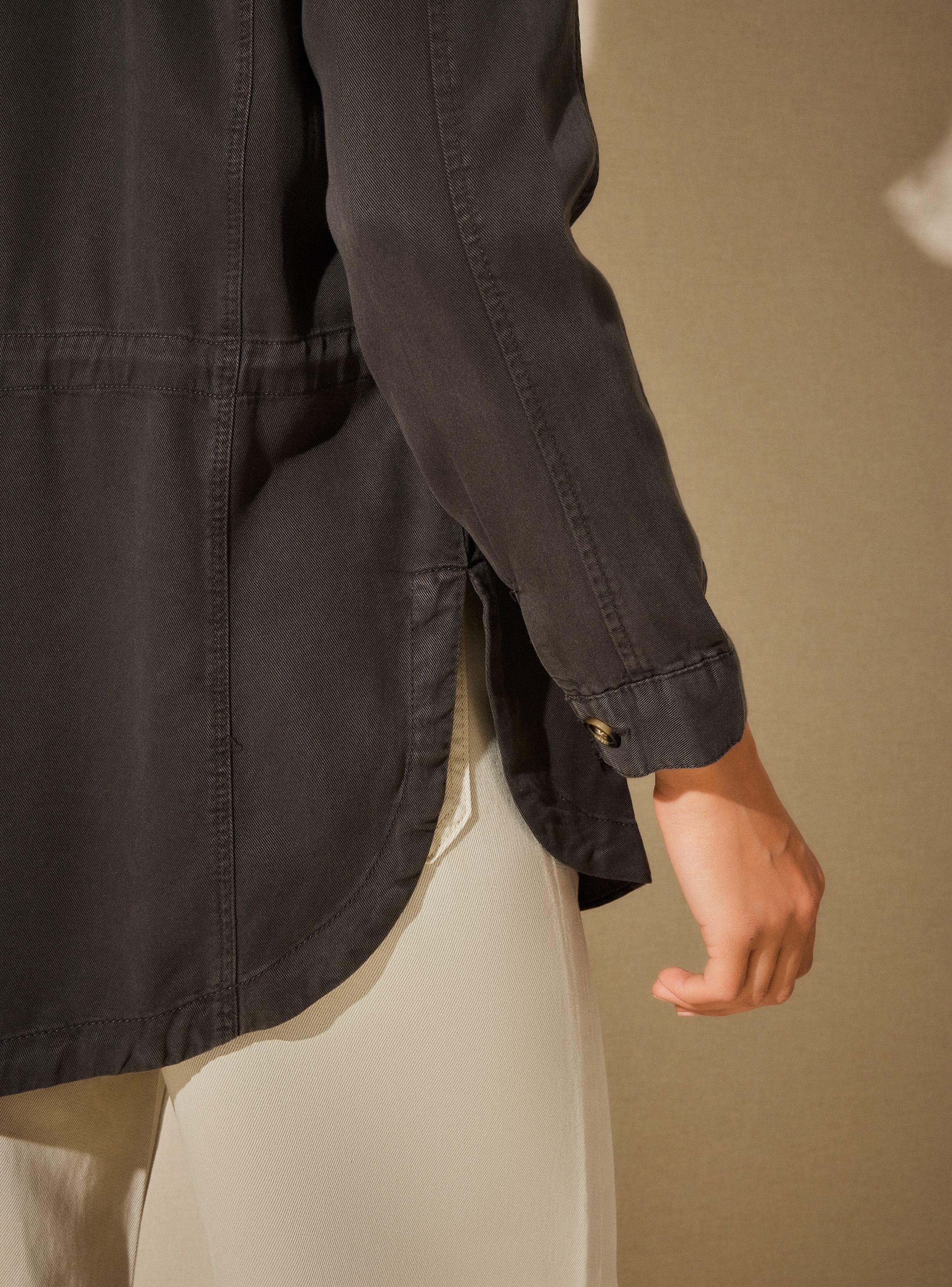 Chaqueta Sobrecamisa de Tencel Lavado-3