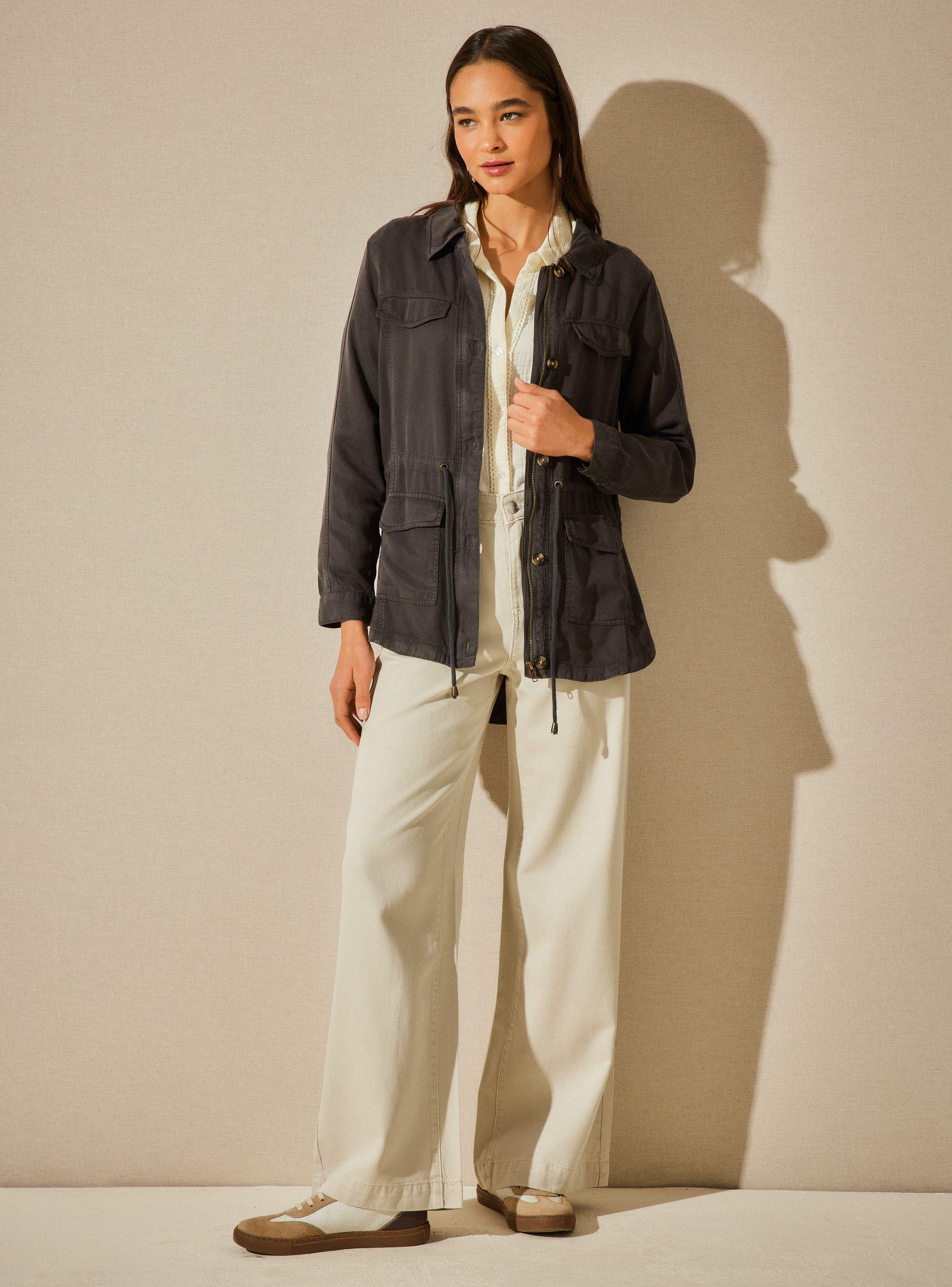 Chaqueta Sobrecamisa de Tencel Lavado-4