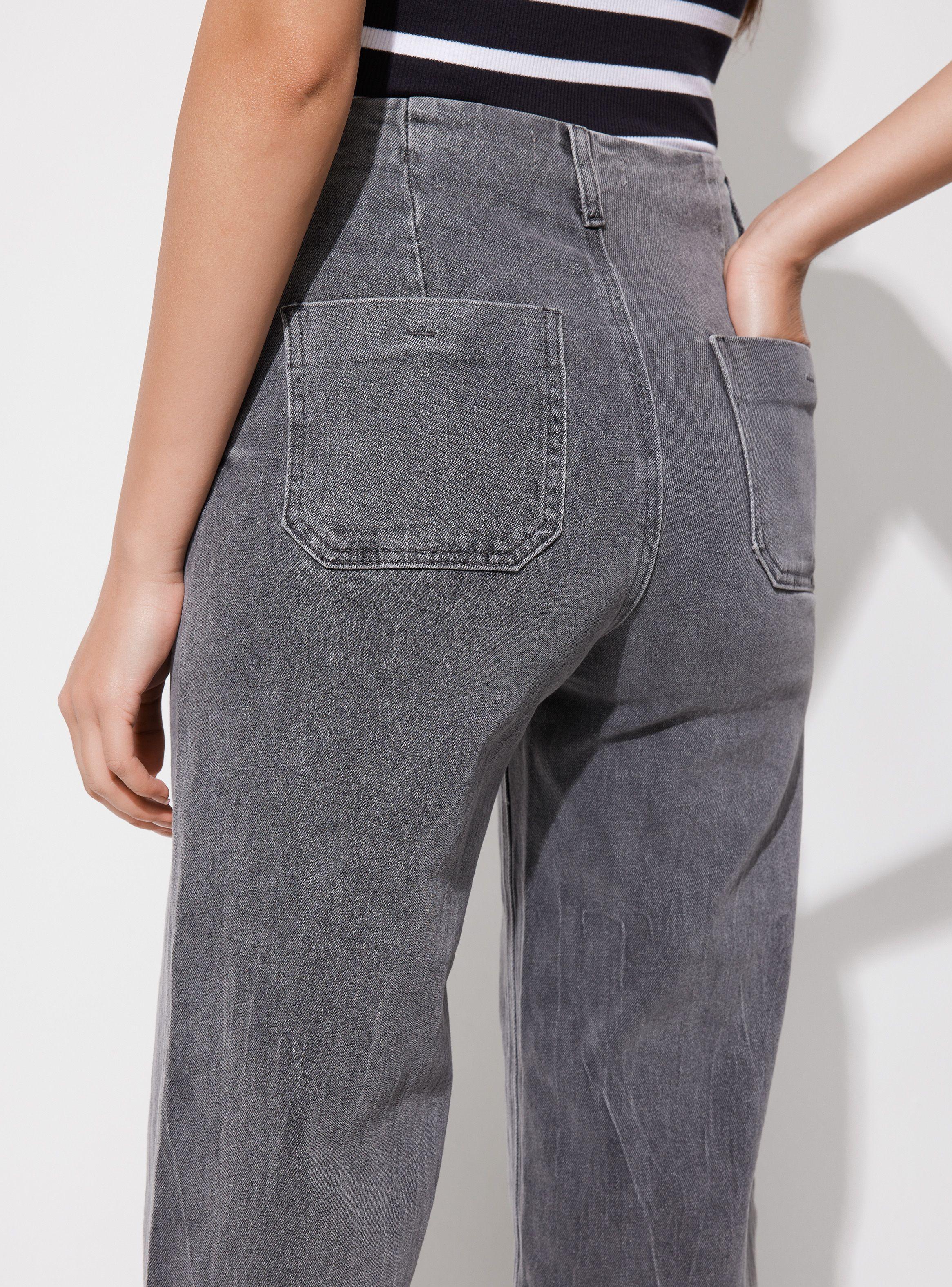 Jeans sin Pretina Tela Elasticada-3