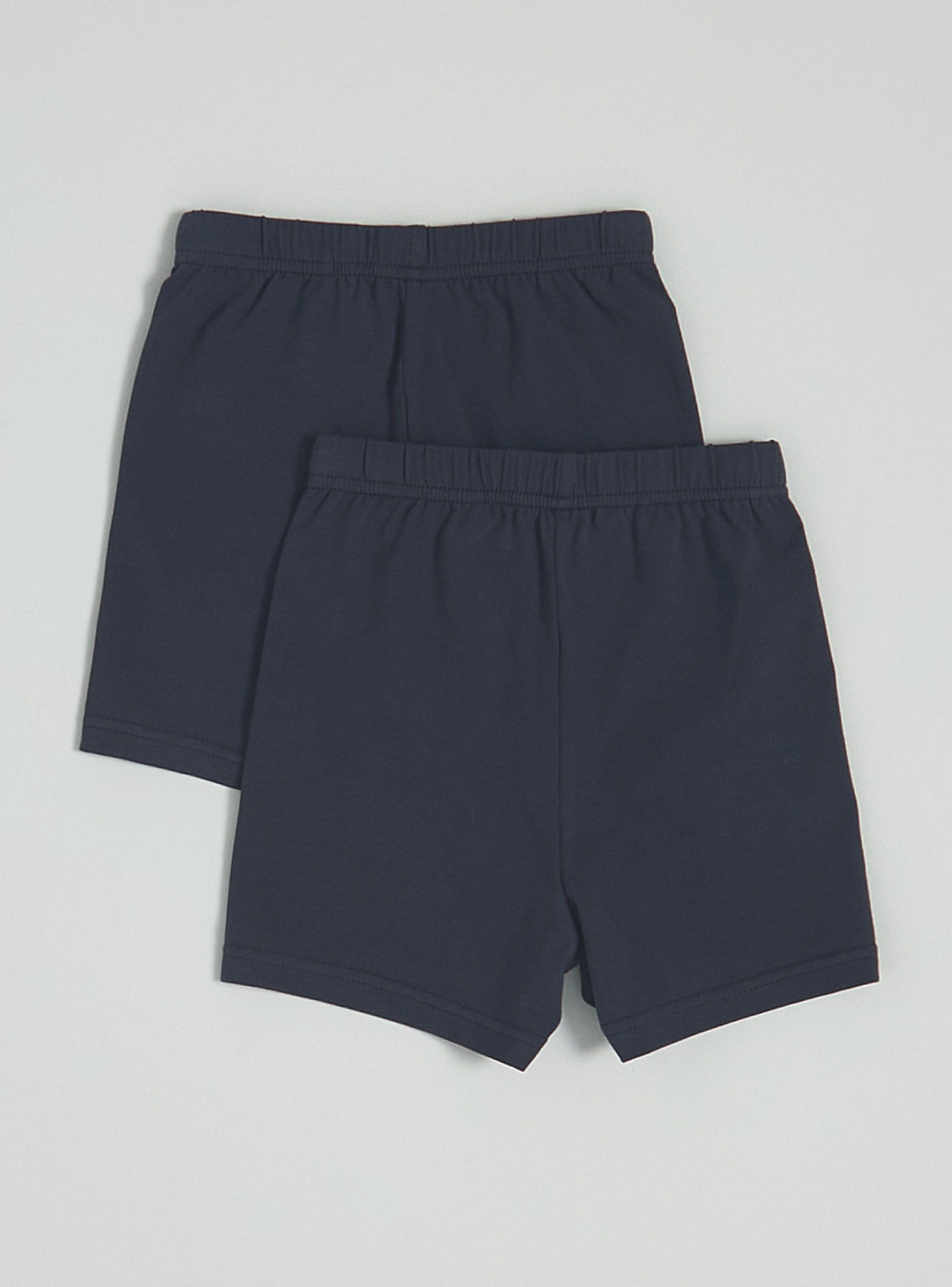 Calza Corta Bipack Azul Marino Tallas 6-8-10-1