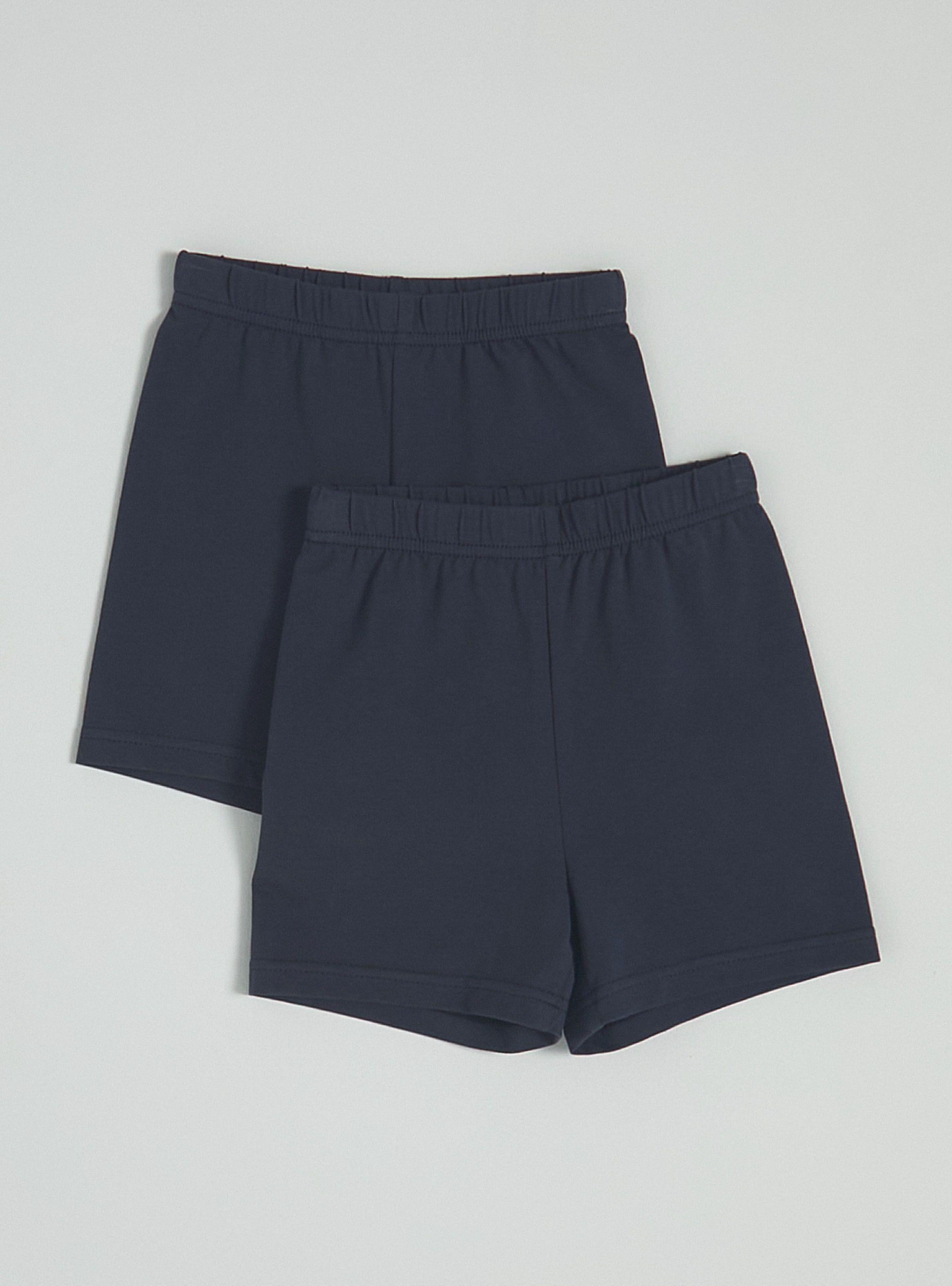 Calza Corta Bipack Azul Marino Tallas 6-8-10-0