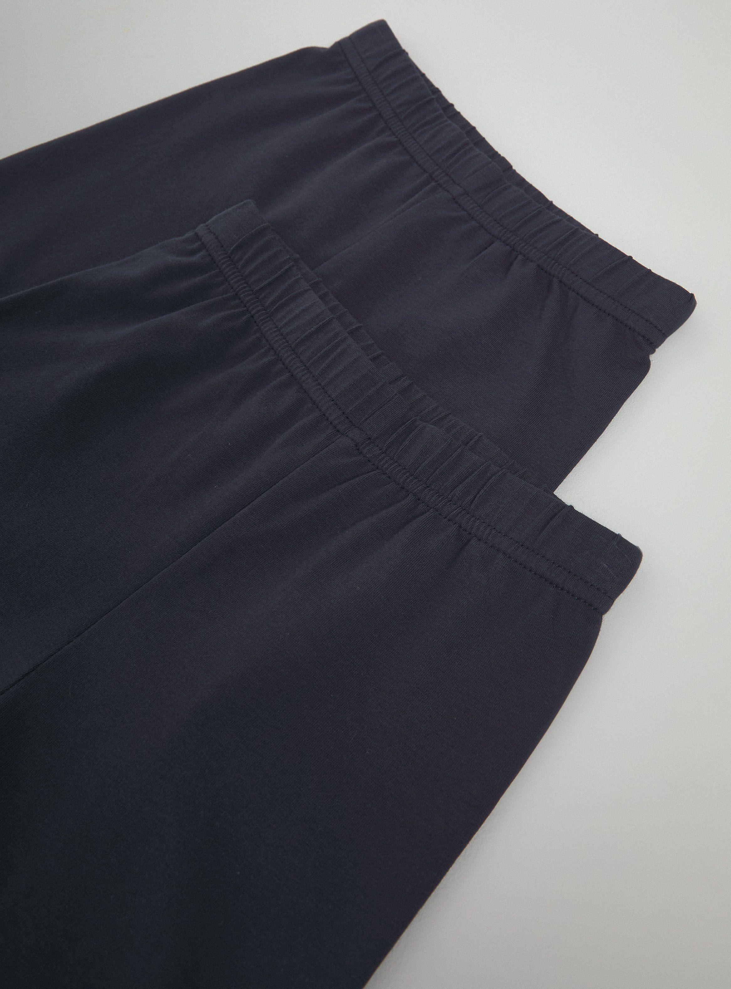 Calza Corta Bipack Azul Marino Tallas 6-8-10-2