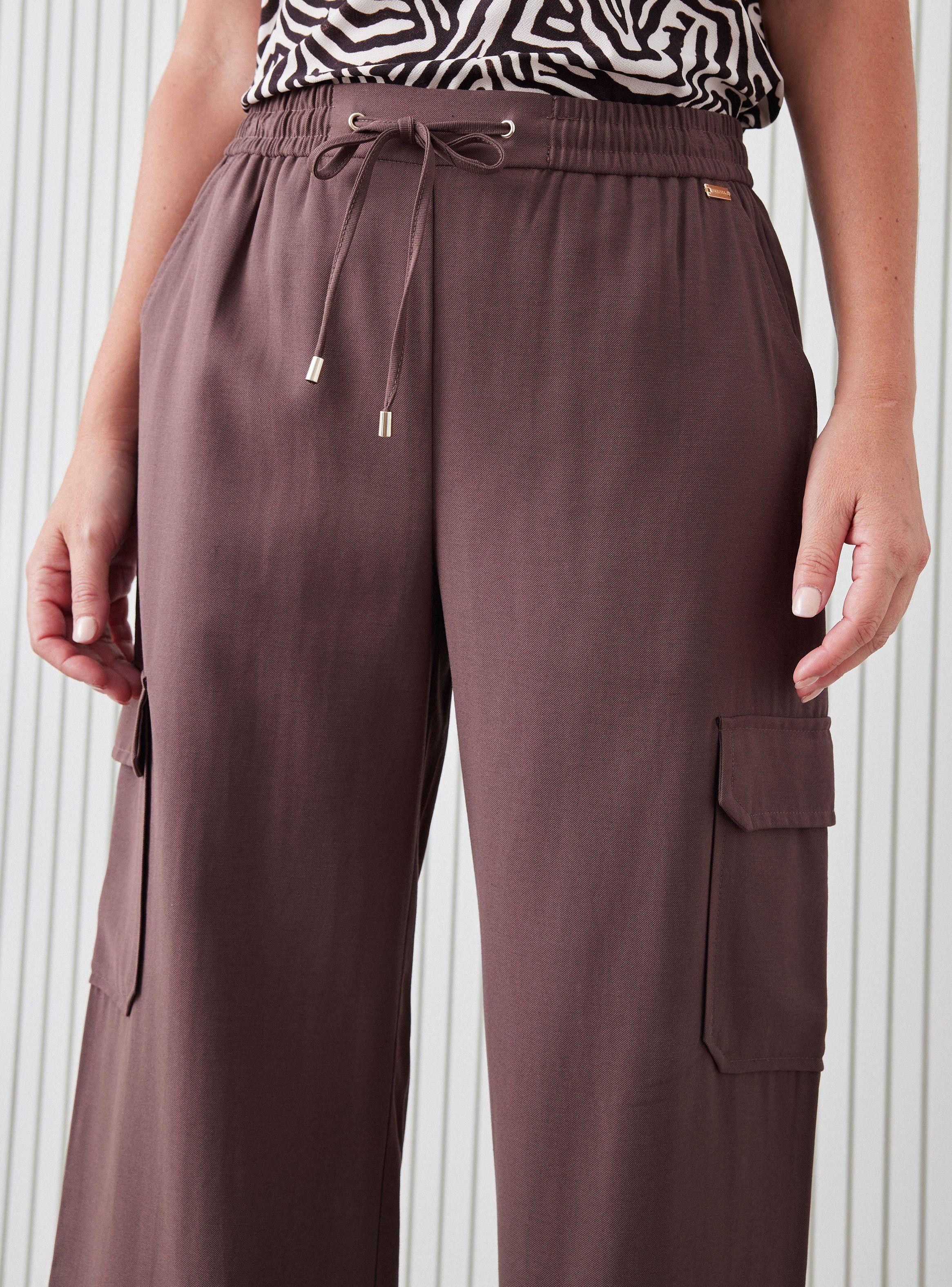Pantalón Cargo Cintura Elástica y Cordón de Ajuste-2