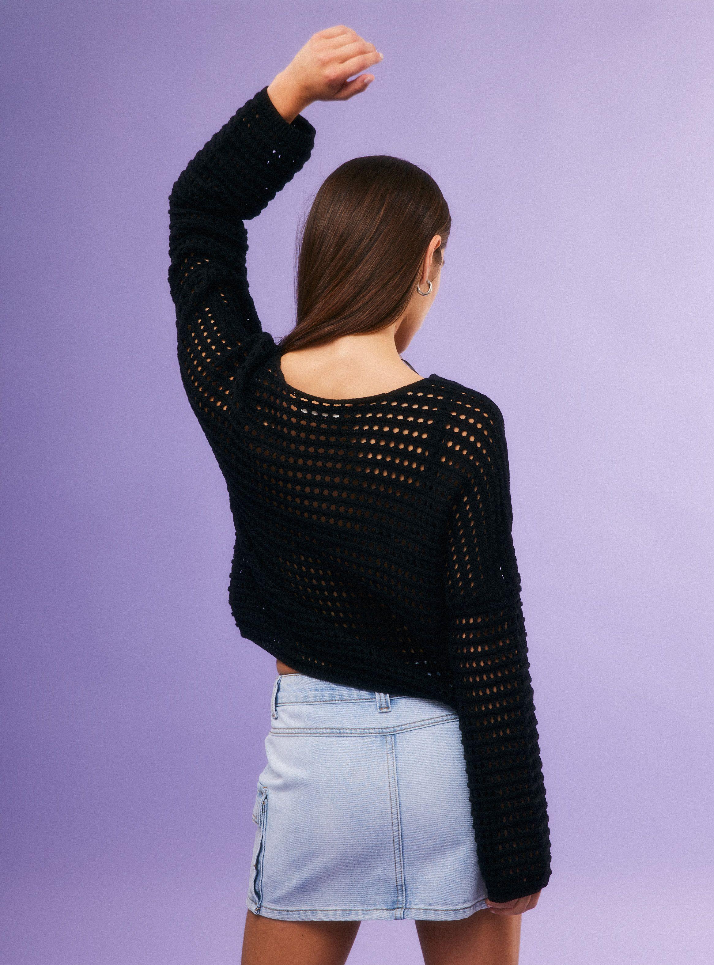 Sweater Calado Relaxed Fit-1