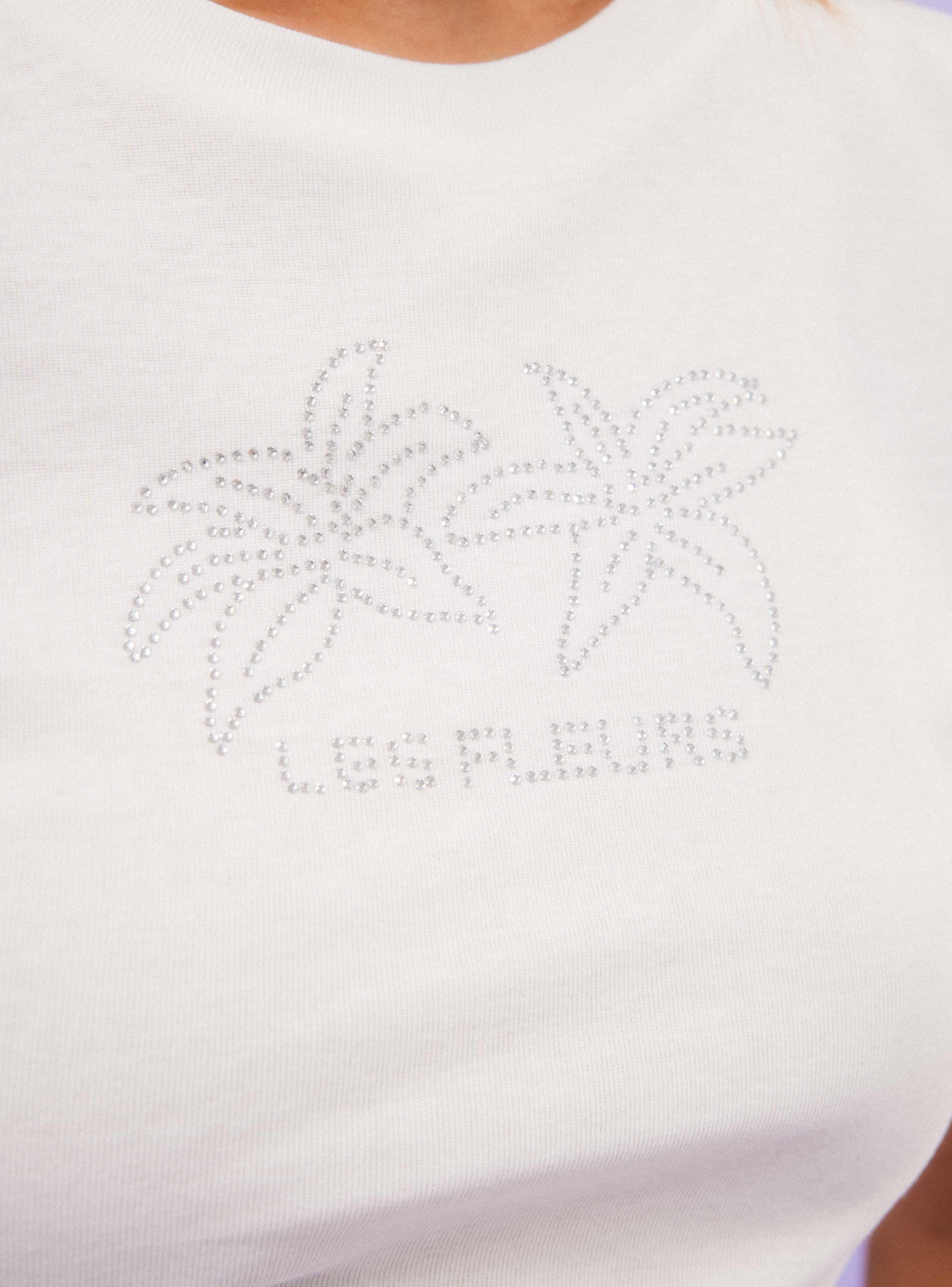 Polera Manga Corta con Strass-3
