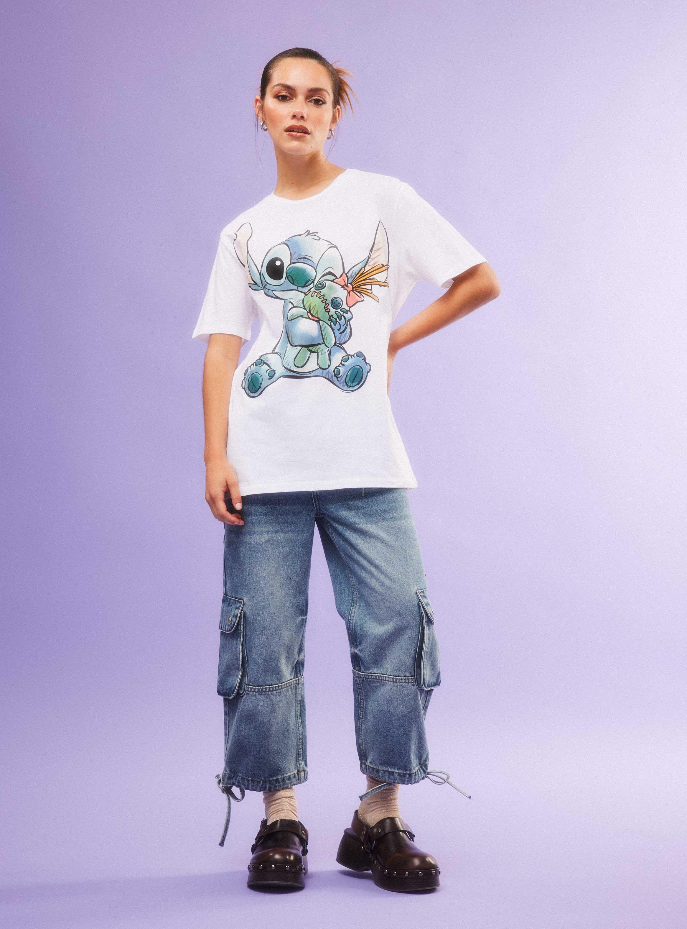 Polera Licencia Stitch y Peluche-4
