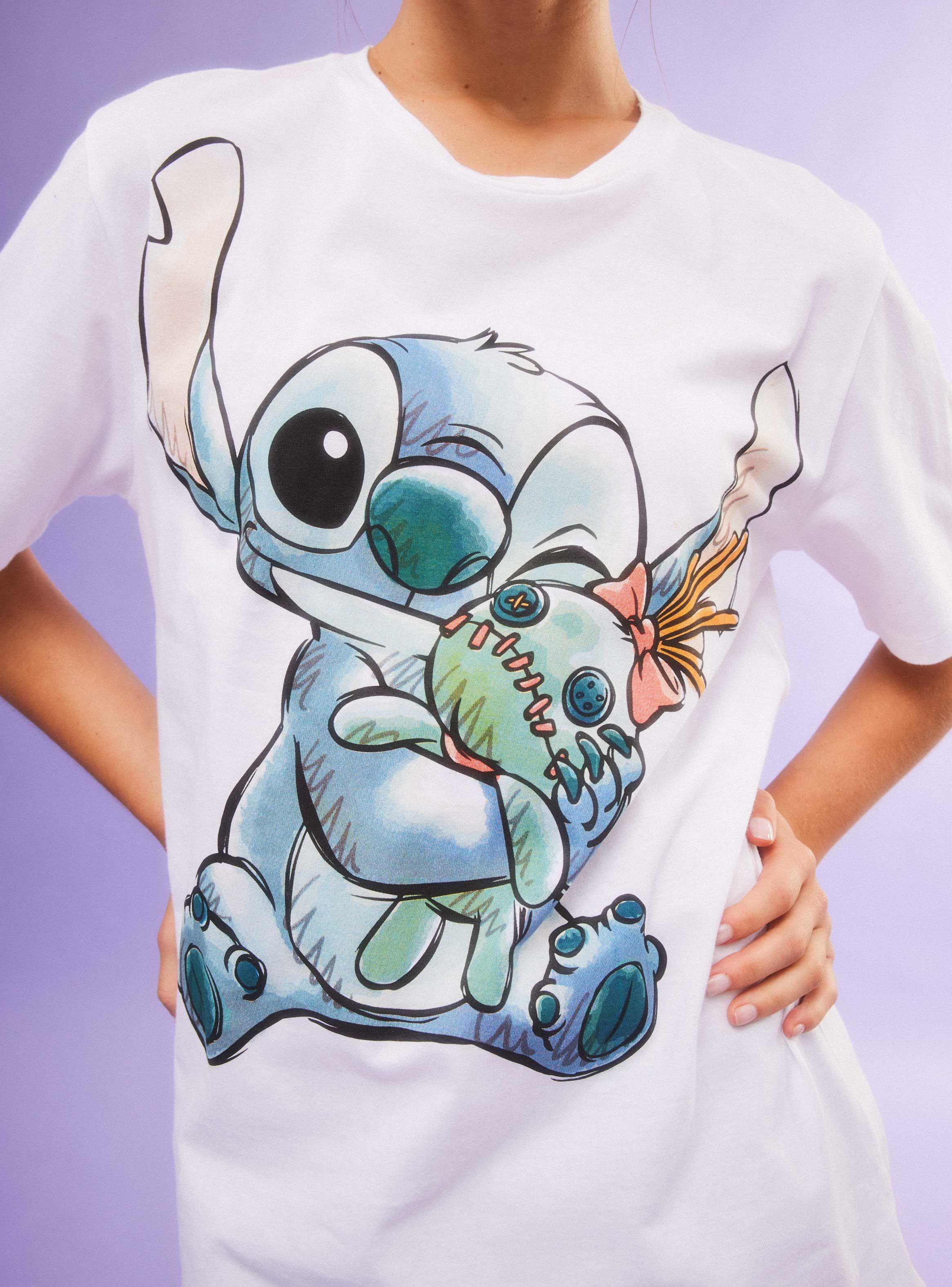 Polera Licencia Stitch y Peluche-3