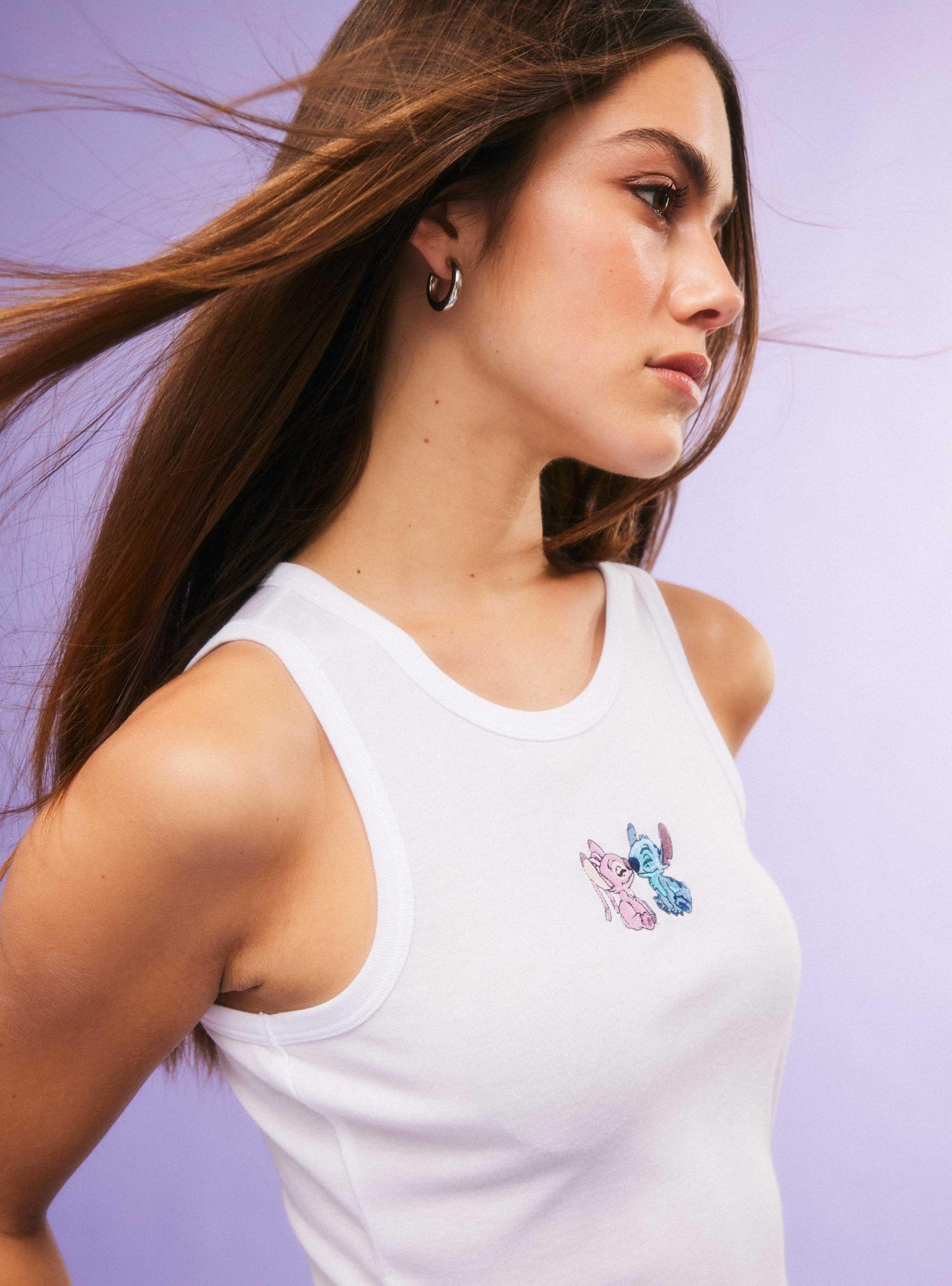 Polera Licencia Stitch y Ángel-2