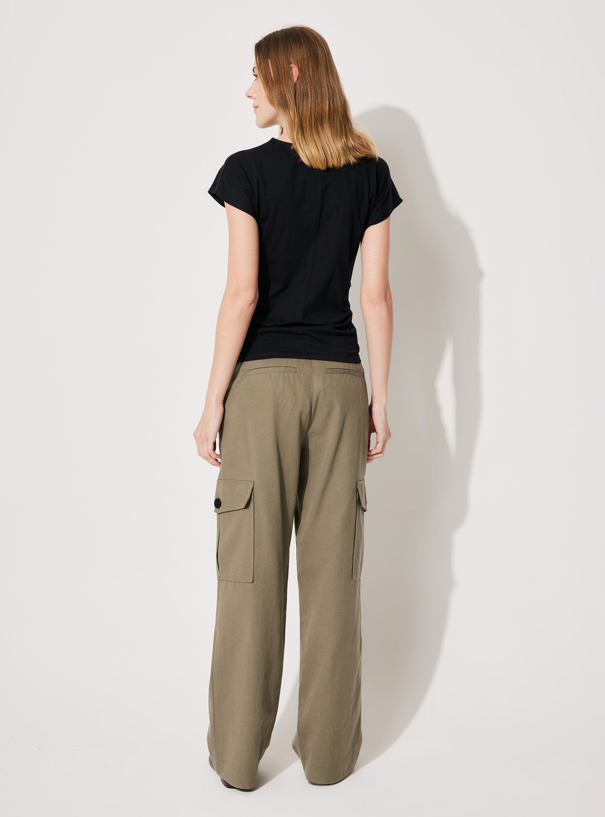 Polera con Pliegues Asimétricos a un Costado-5