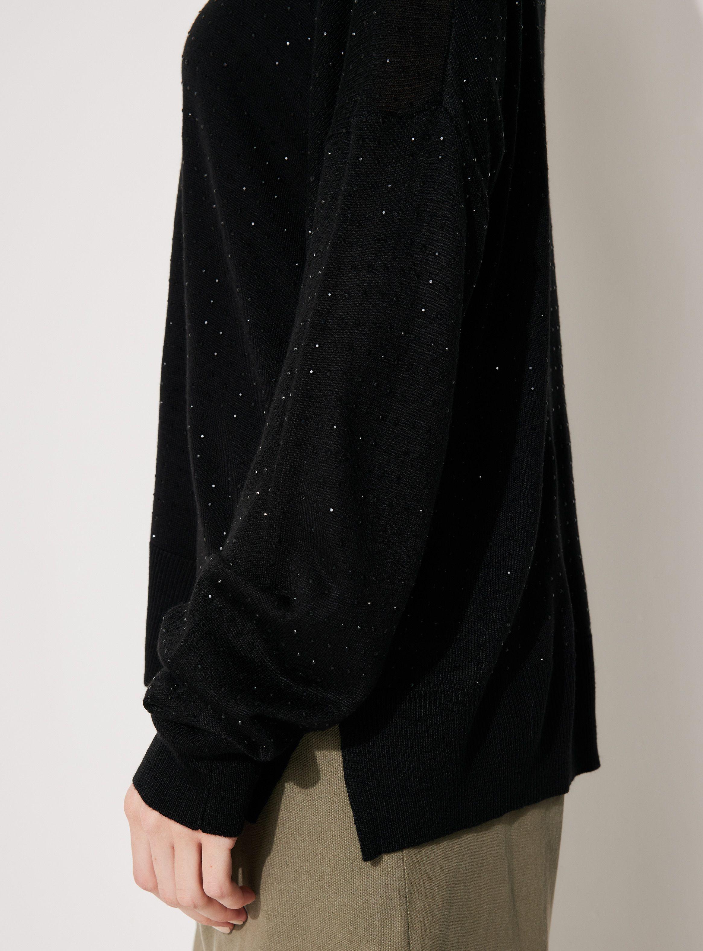 Sweater Tejido Liviano Full Aplicación de Strass-3