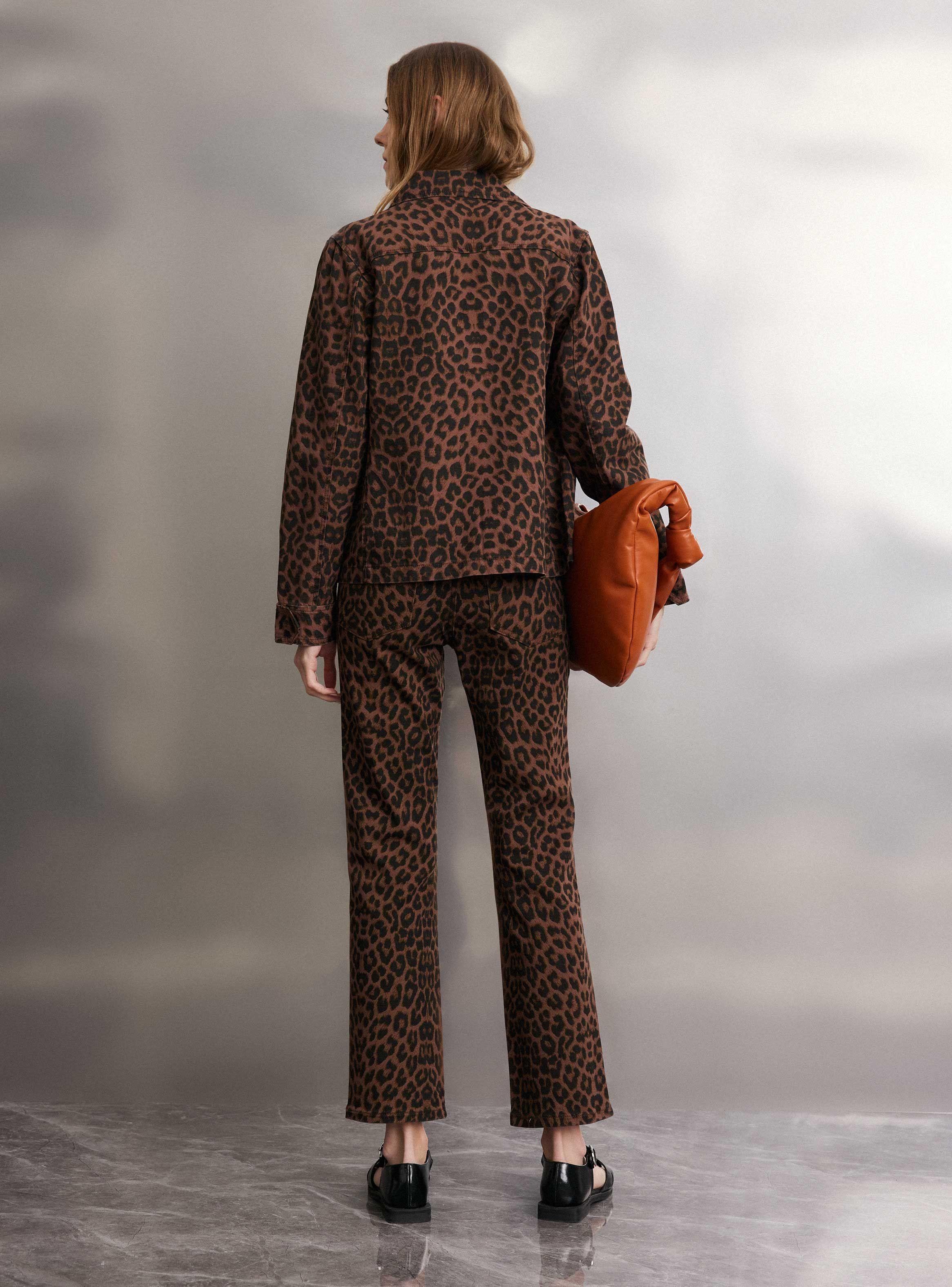 Jeans Print Leopardo Chocolate-5