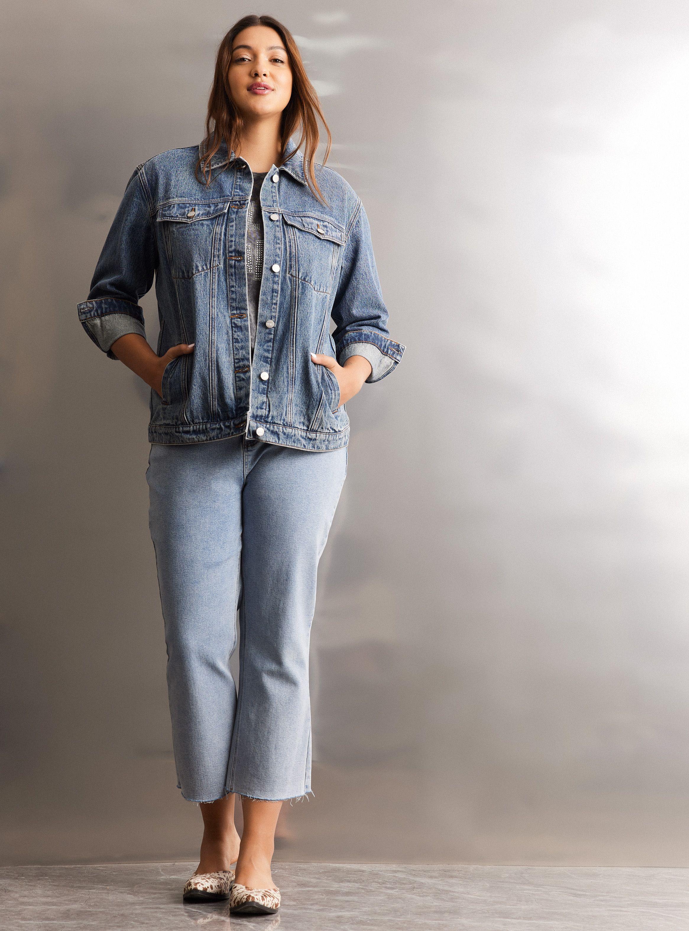Chaqueta Trucker Denim Botones-4