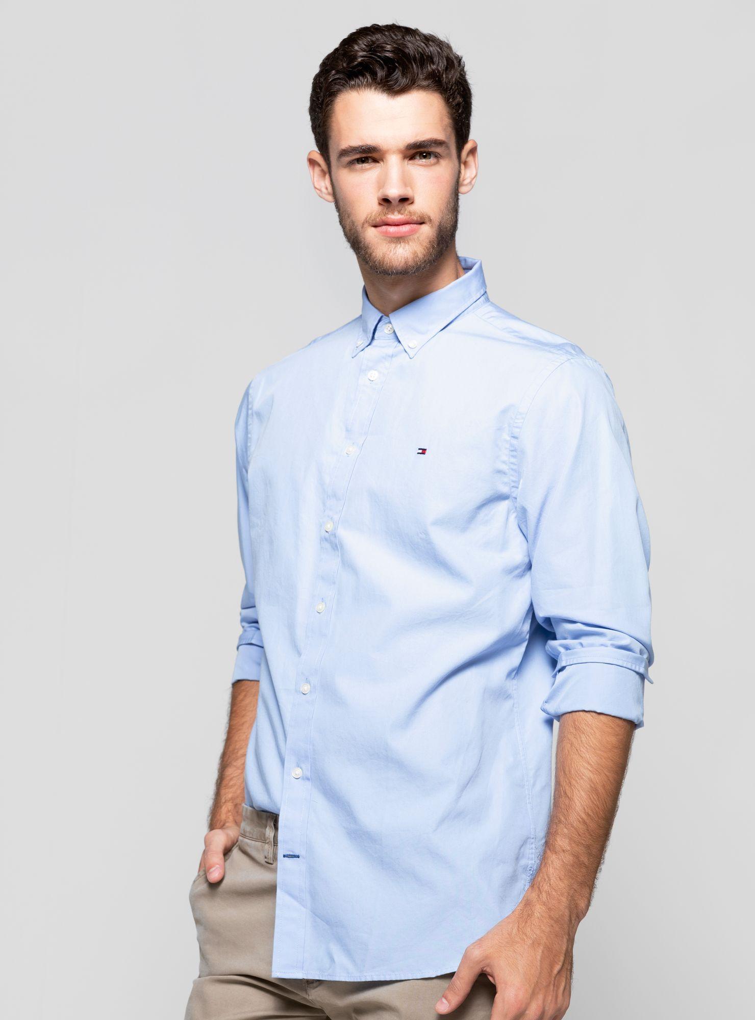 Camisa Tommy Hilfiger Poplin Básico Stretch Tommy Hilfiger-0