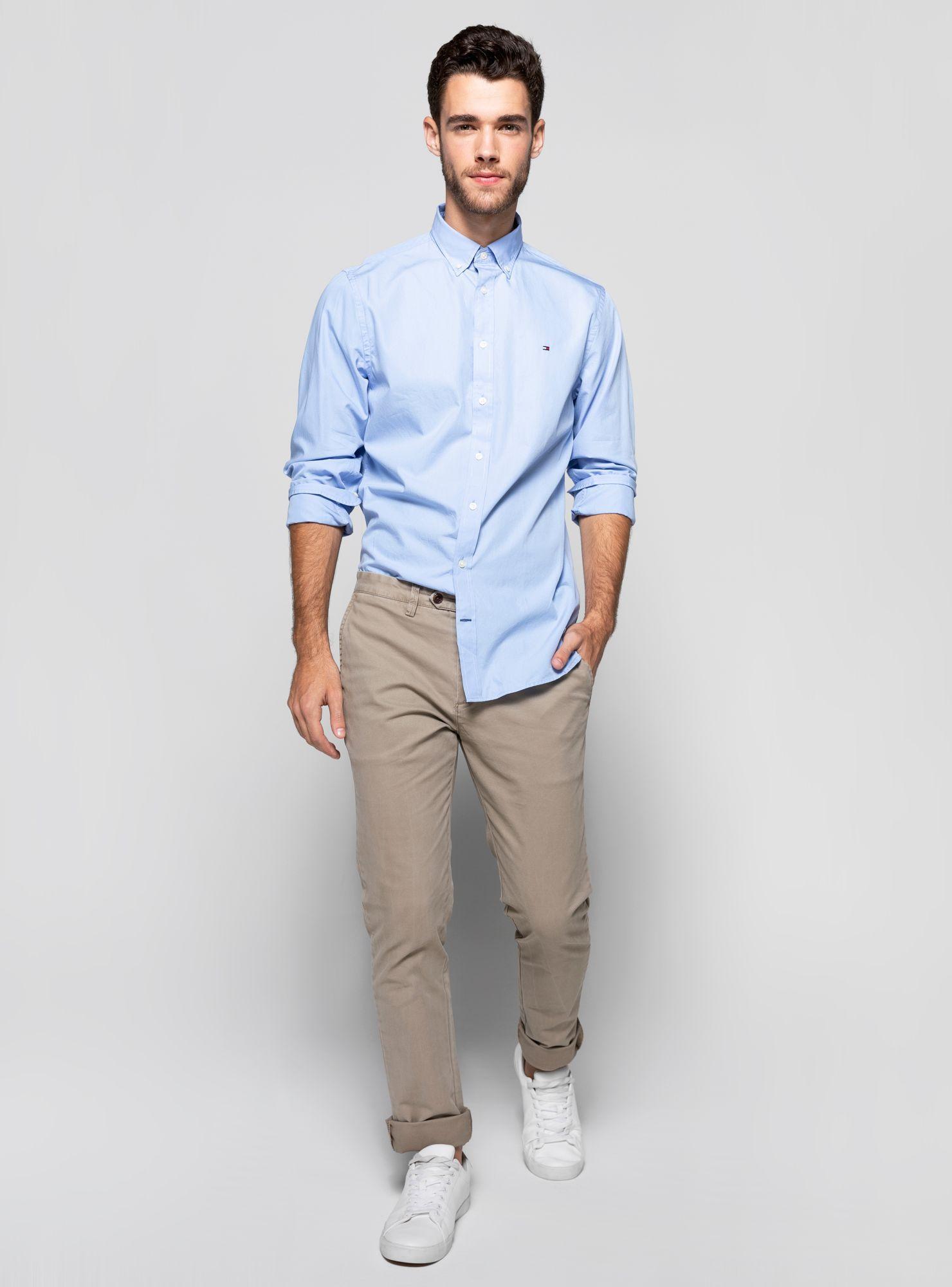 Camisa Tommy Hilfiger Poplin Básico Stretch Tommy Hilfiger-3