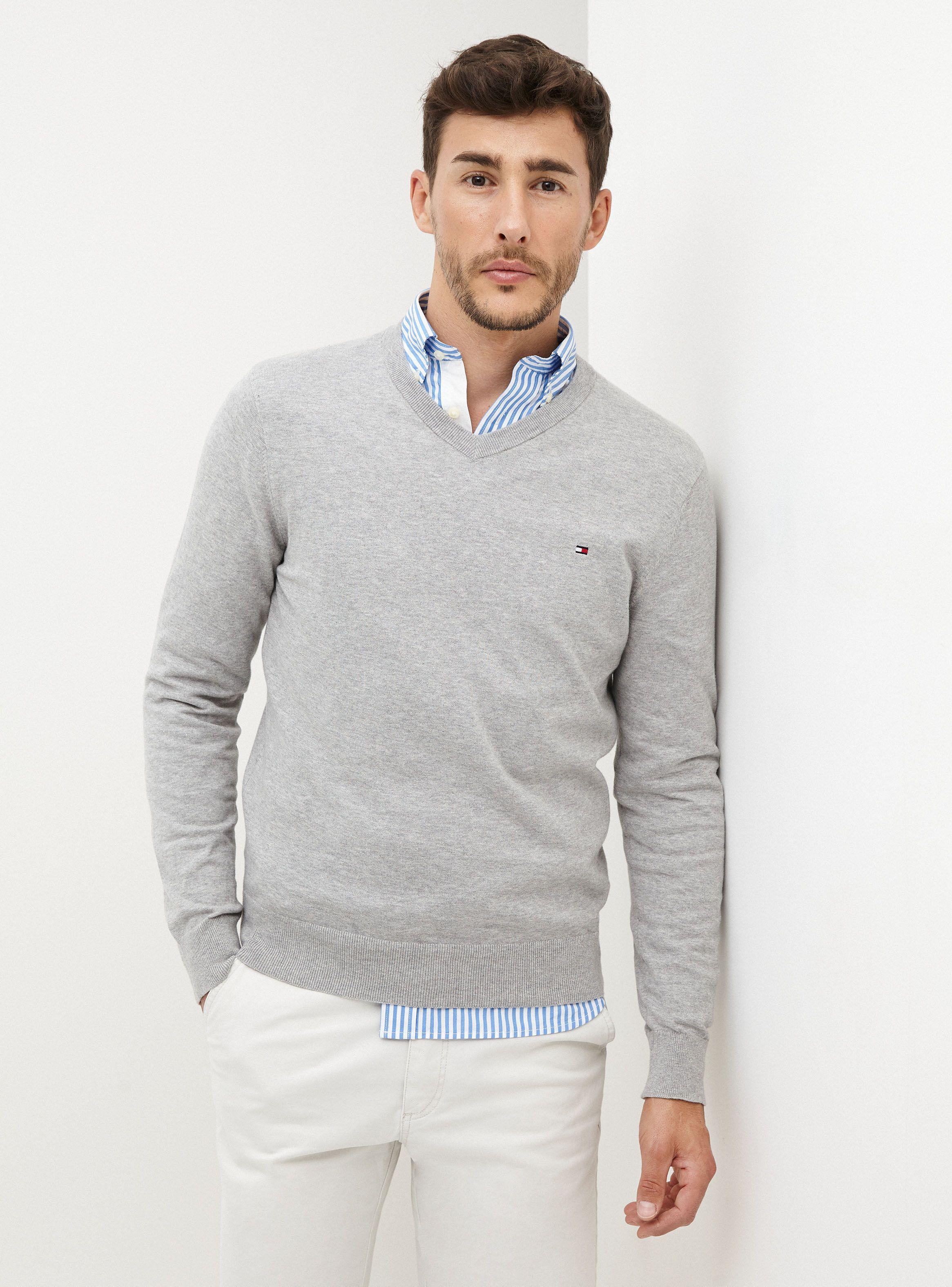 Sweater Tommy Hilfiger Classic Liso Cuello V Tommy Hilfiger-0