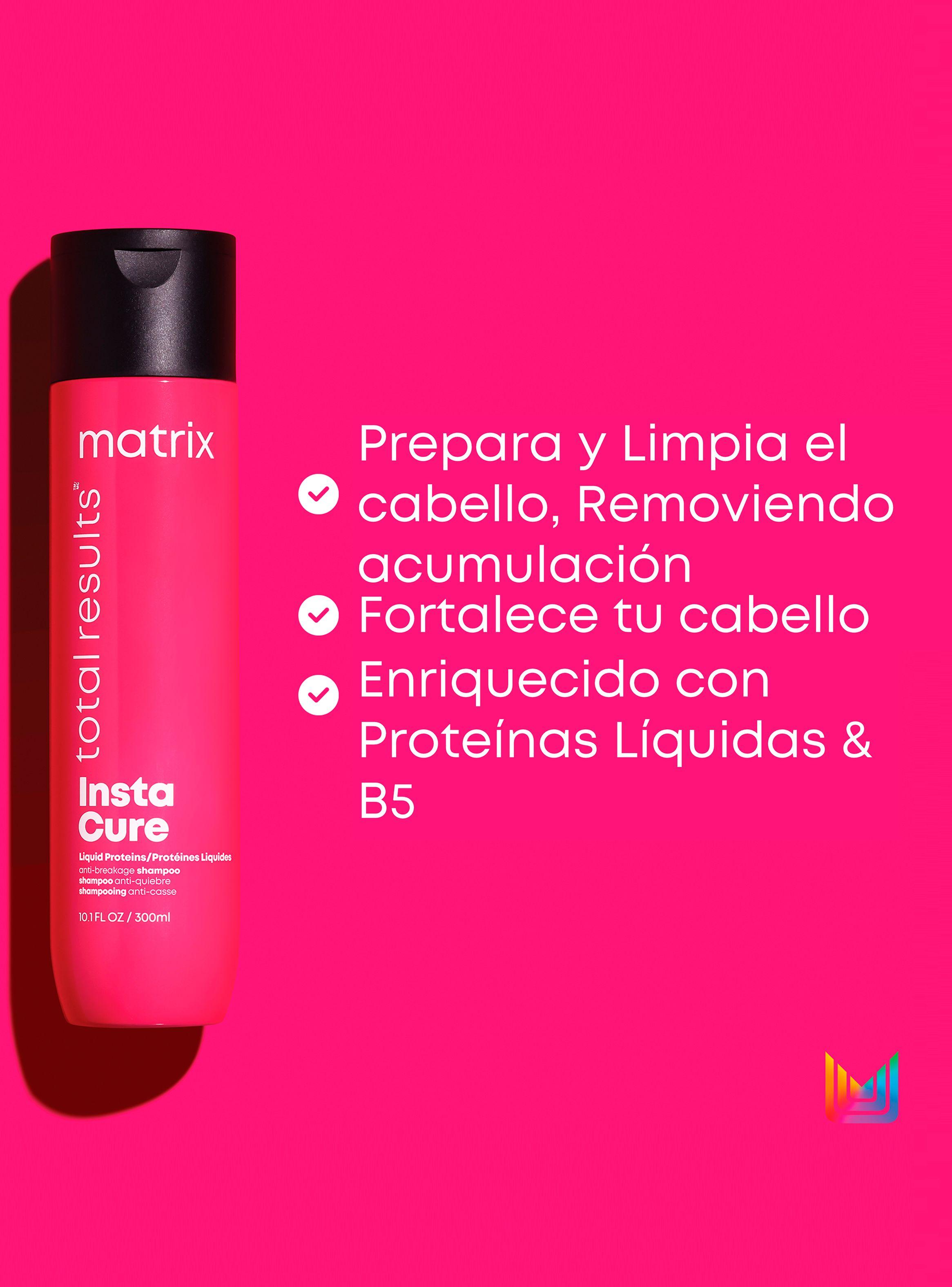 Set Anti Quiebre Cabello Dañado Instacure Shampoo 300ml + Acondicionador 300 ml-1