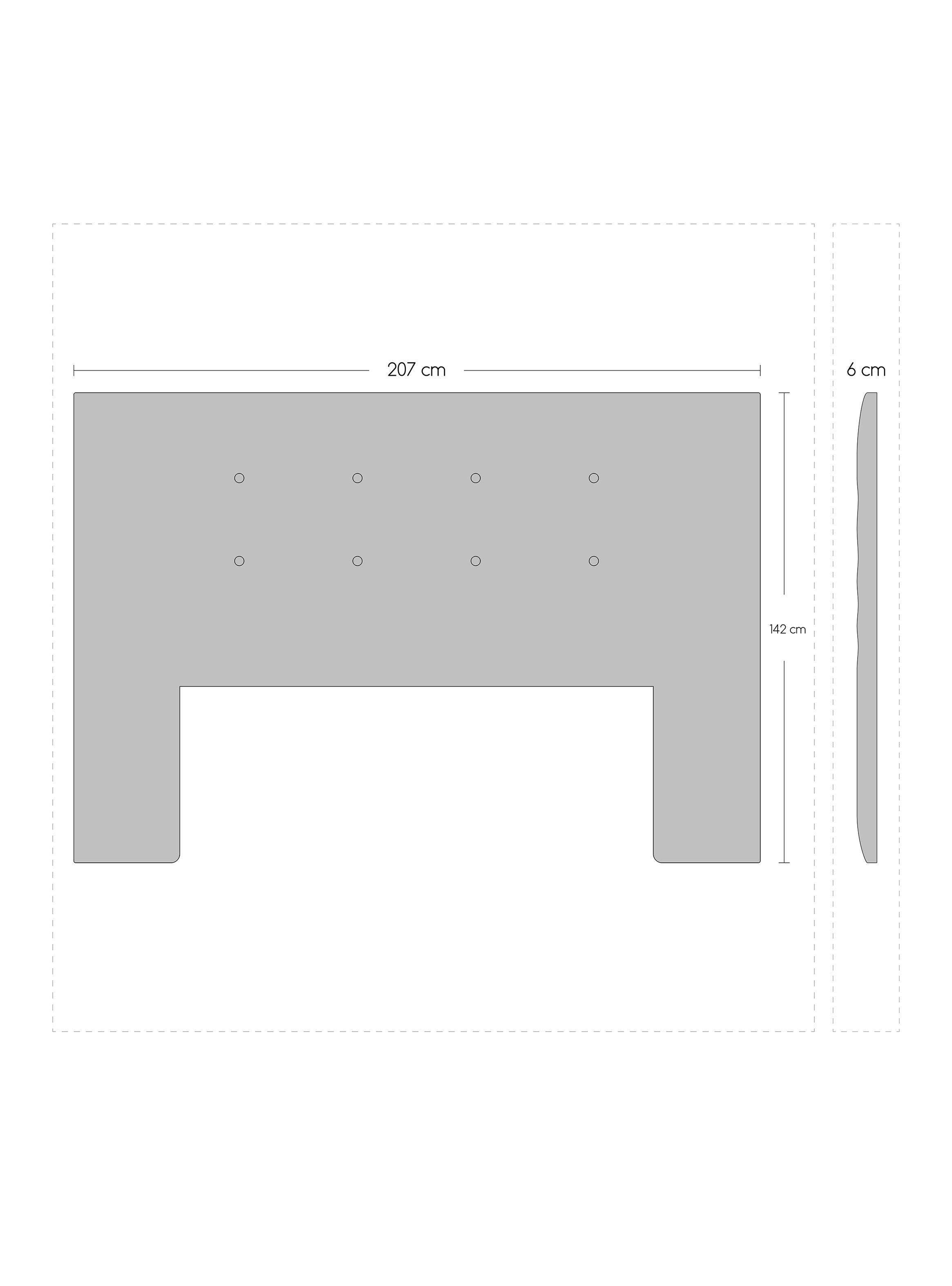 Cama Europea Everest Cobre Súper King Respaldo Piamonte-1