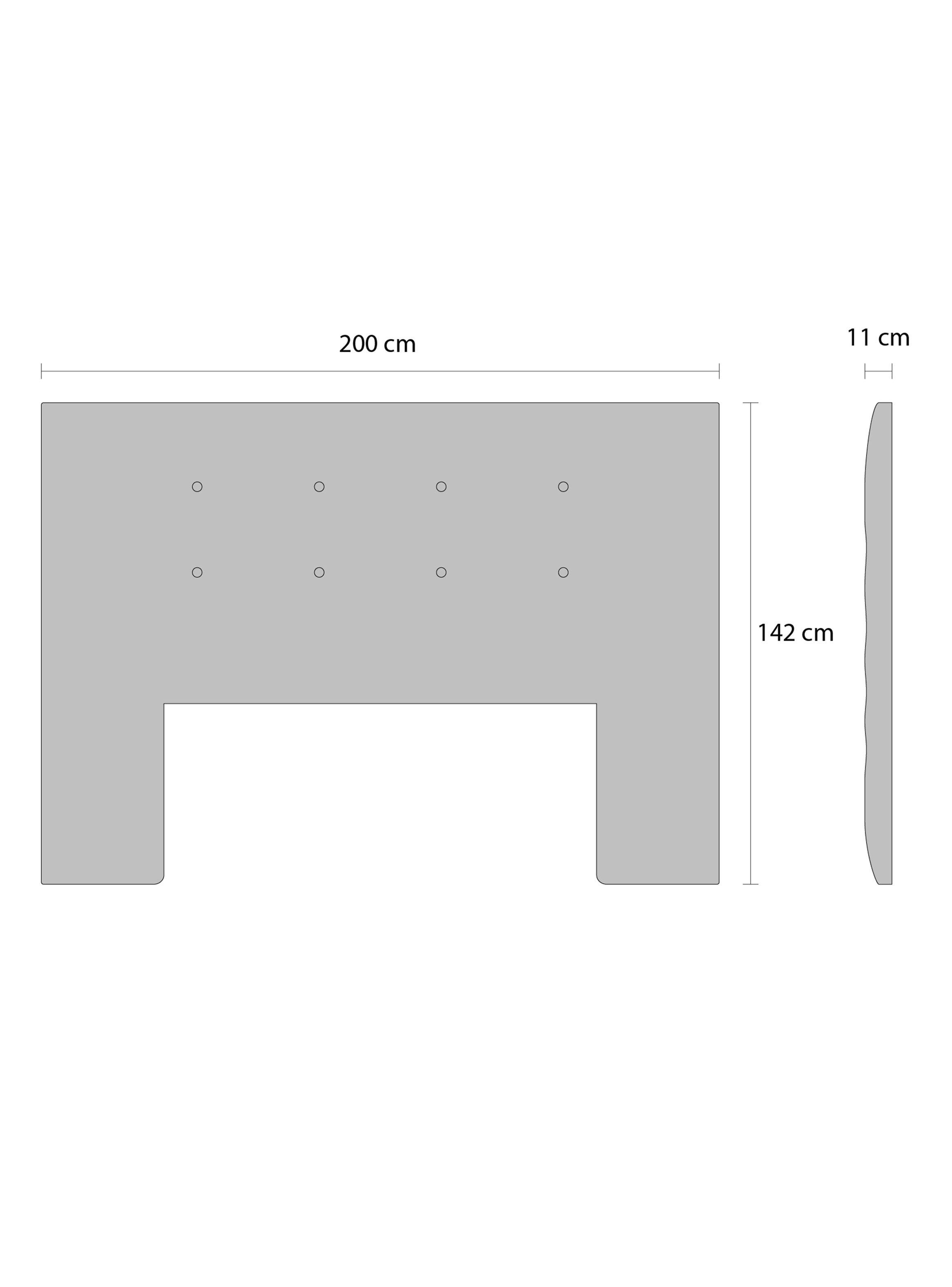 Cama Europea Everest Copper Black King + Respaldo Piamonte-1