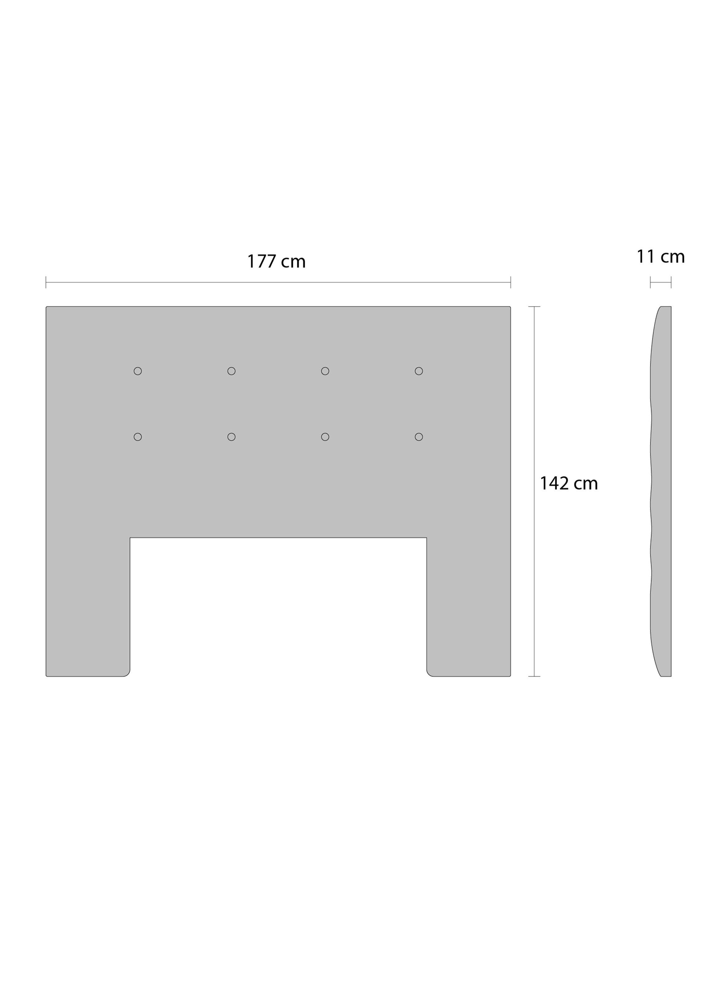 Cama Europea Cotton Organic 2 Plazas Base Dividida Respaldo Piamonte-1