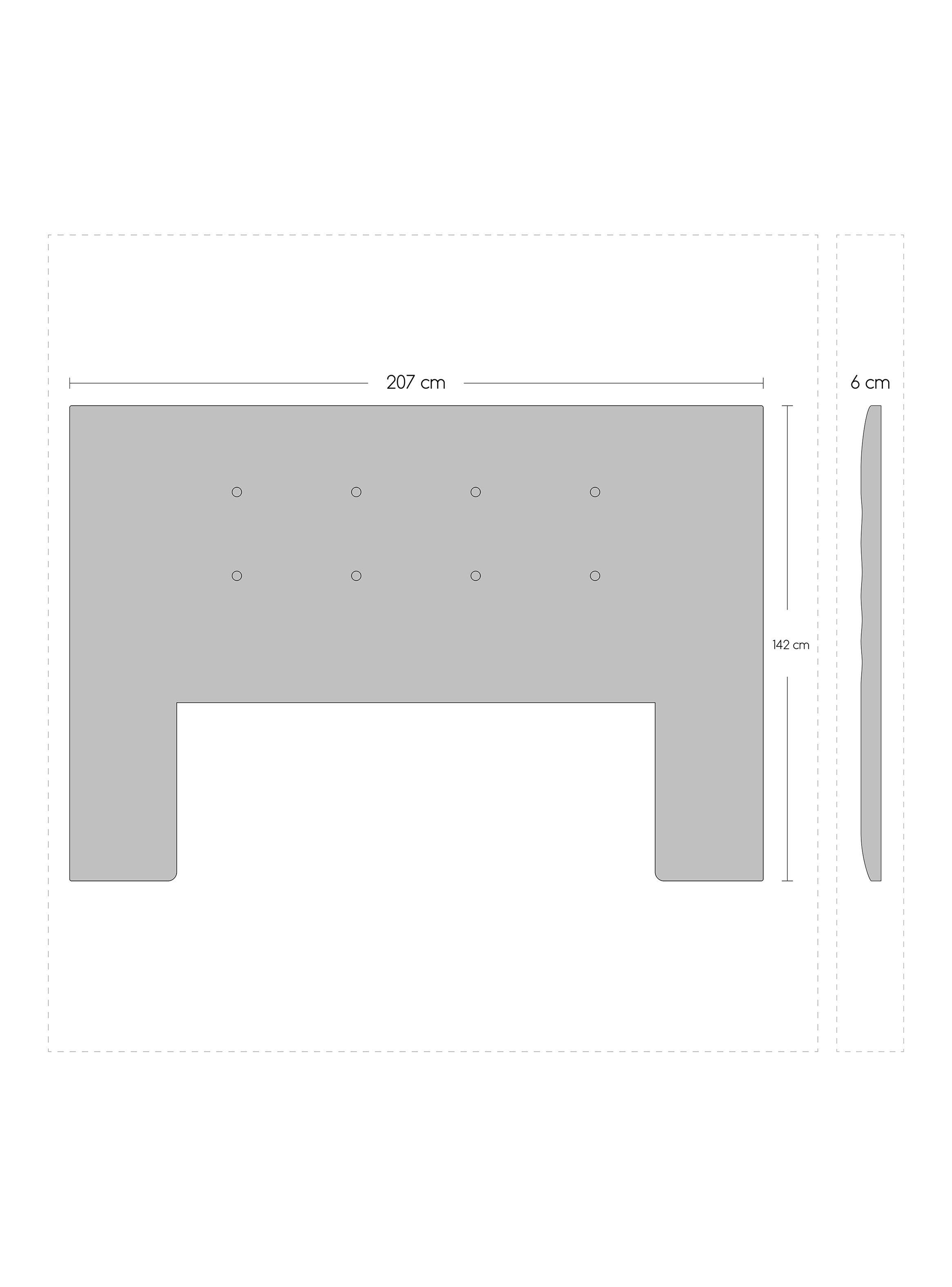 Cama Europea Cotton Organic King Respaldo Piamonte-1