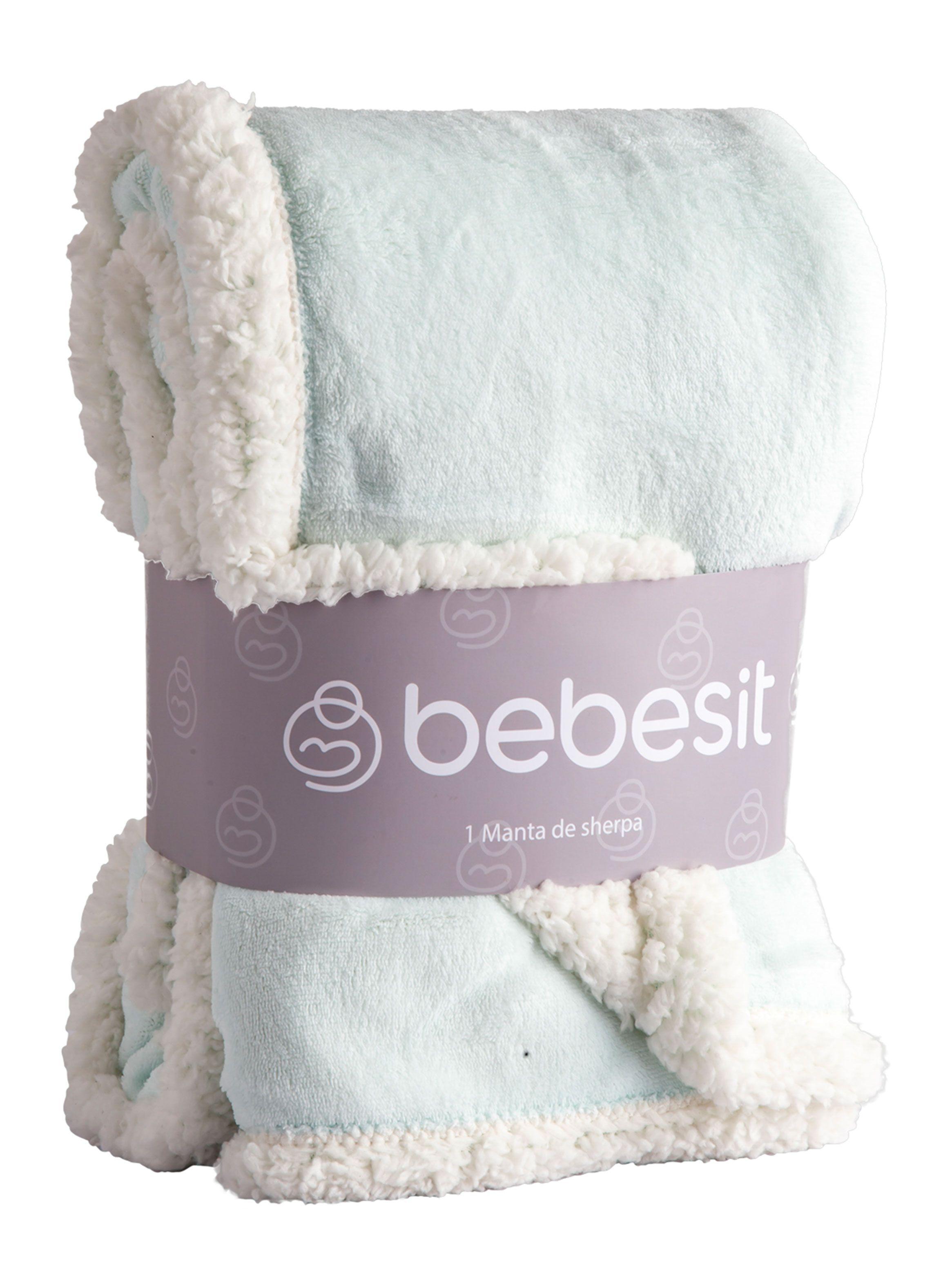 Manta de Sherpa Celeste Bebesit-0