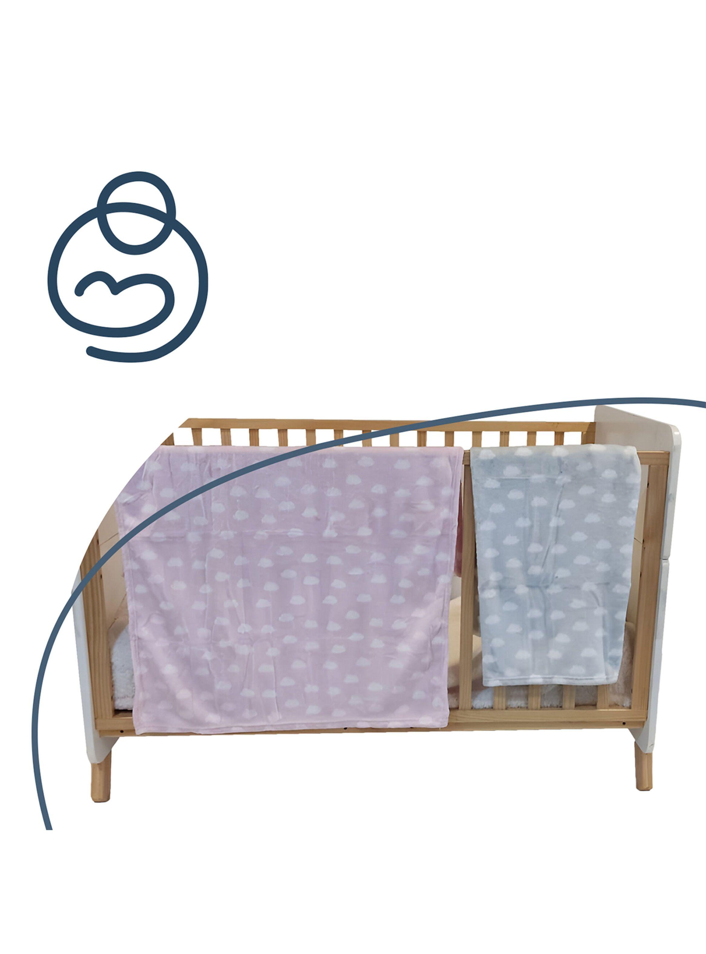 Pack X2 Mantas Rosada Bebesit-5