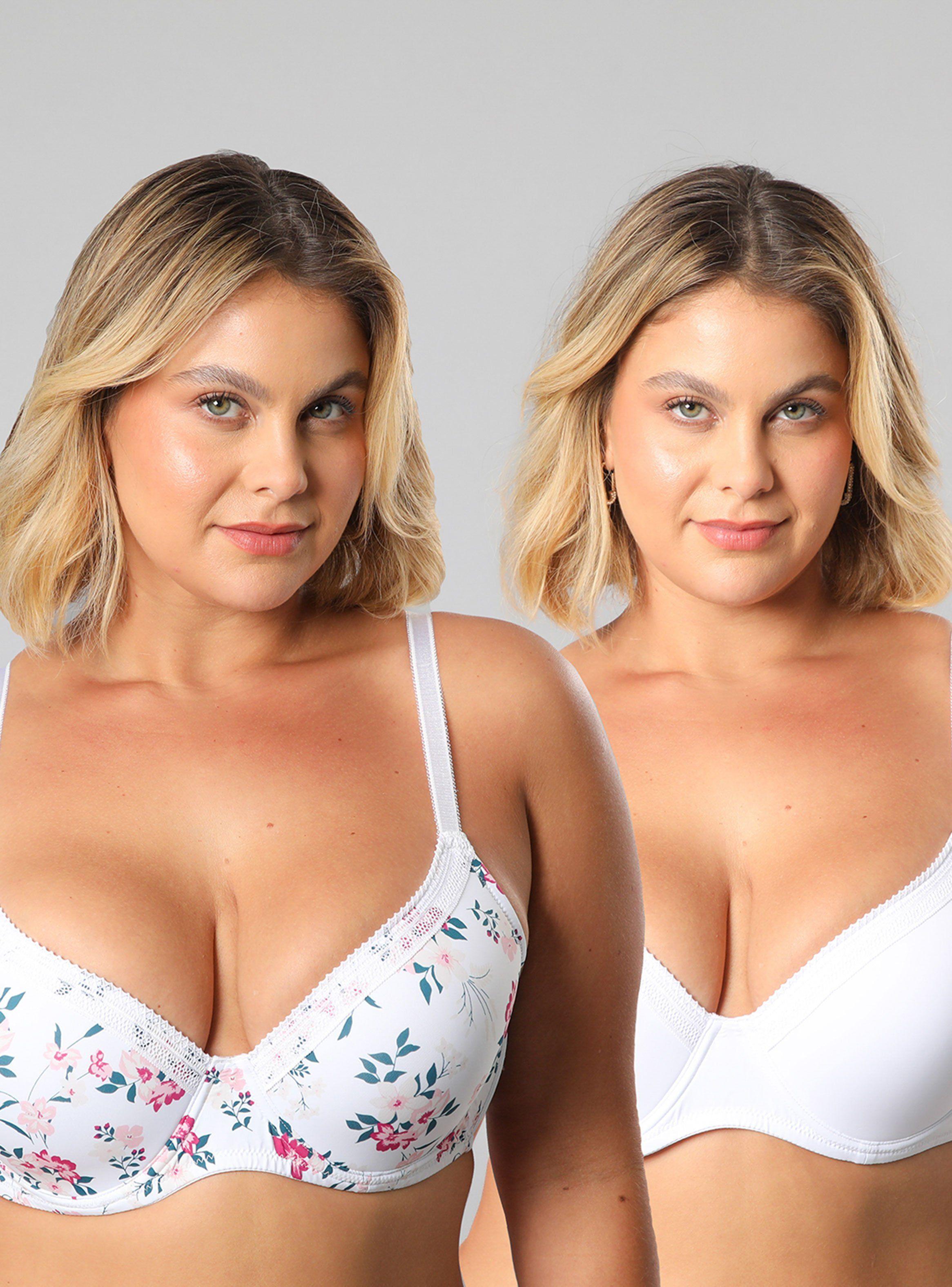 Pack 2 Sostén Perfect Cover Flores Color-0