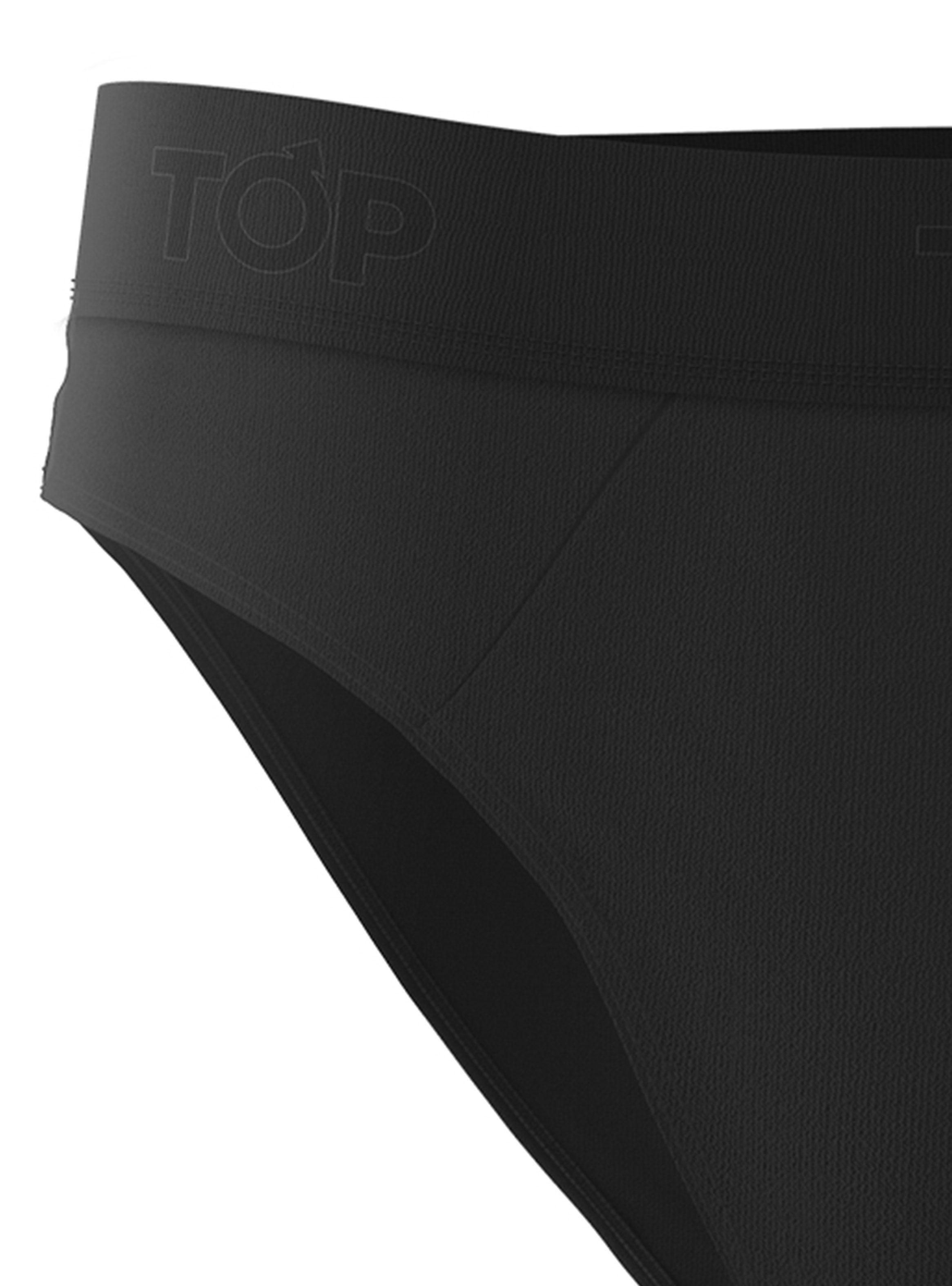 Pack Top 5 Slip Negro Liso Algodón Top-2
