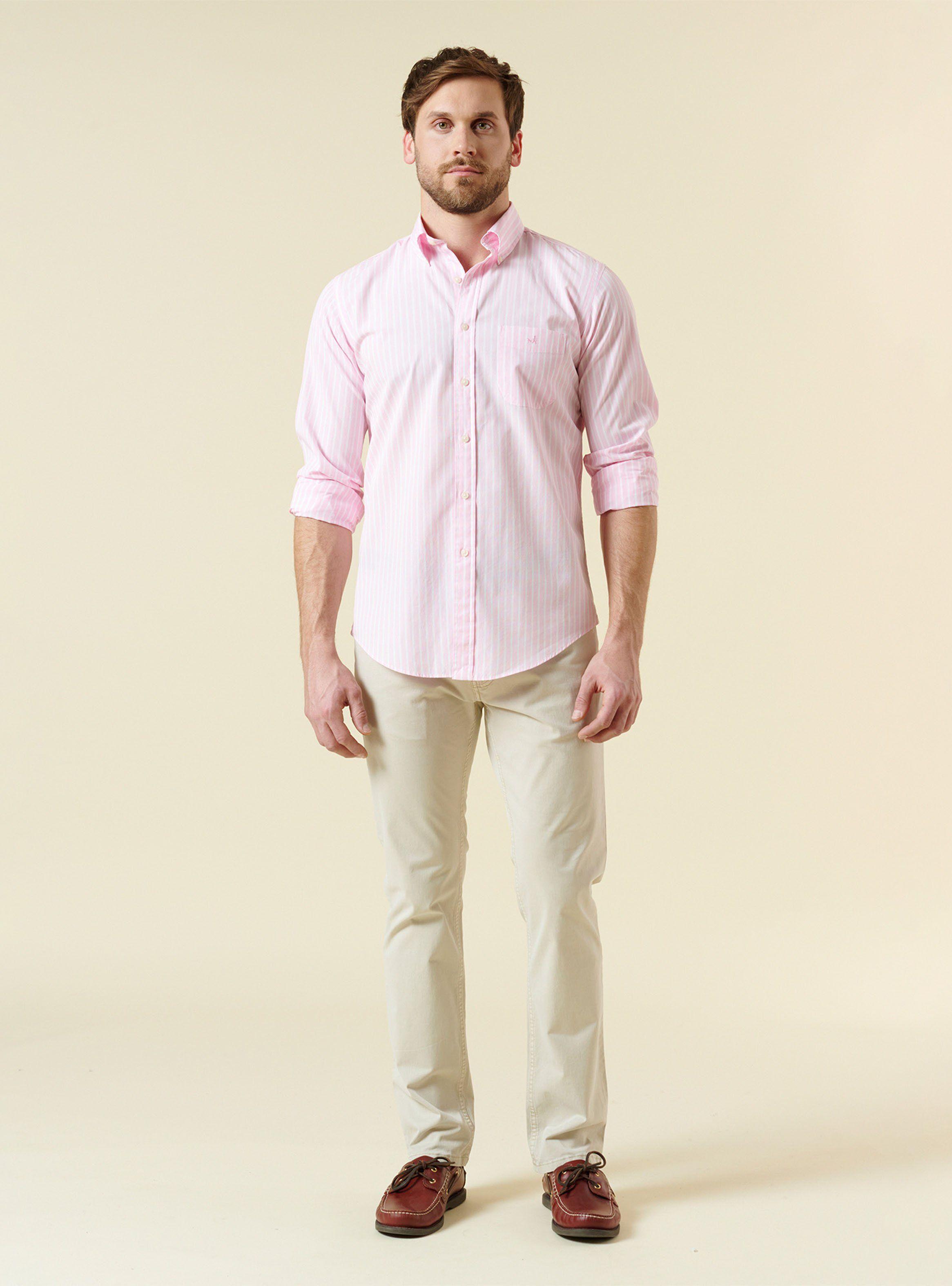 Camisa Casual Print Lineas-3