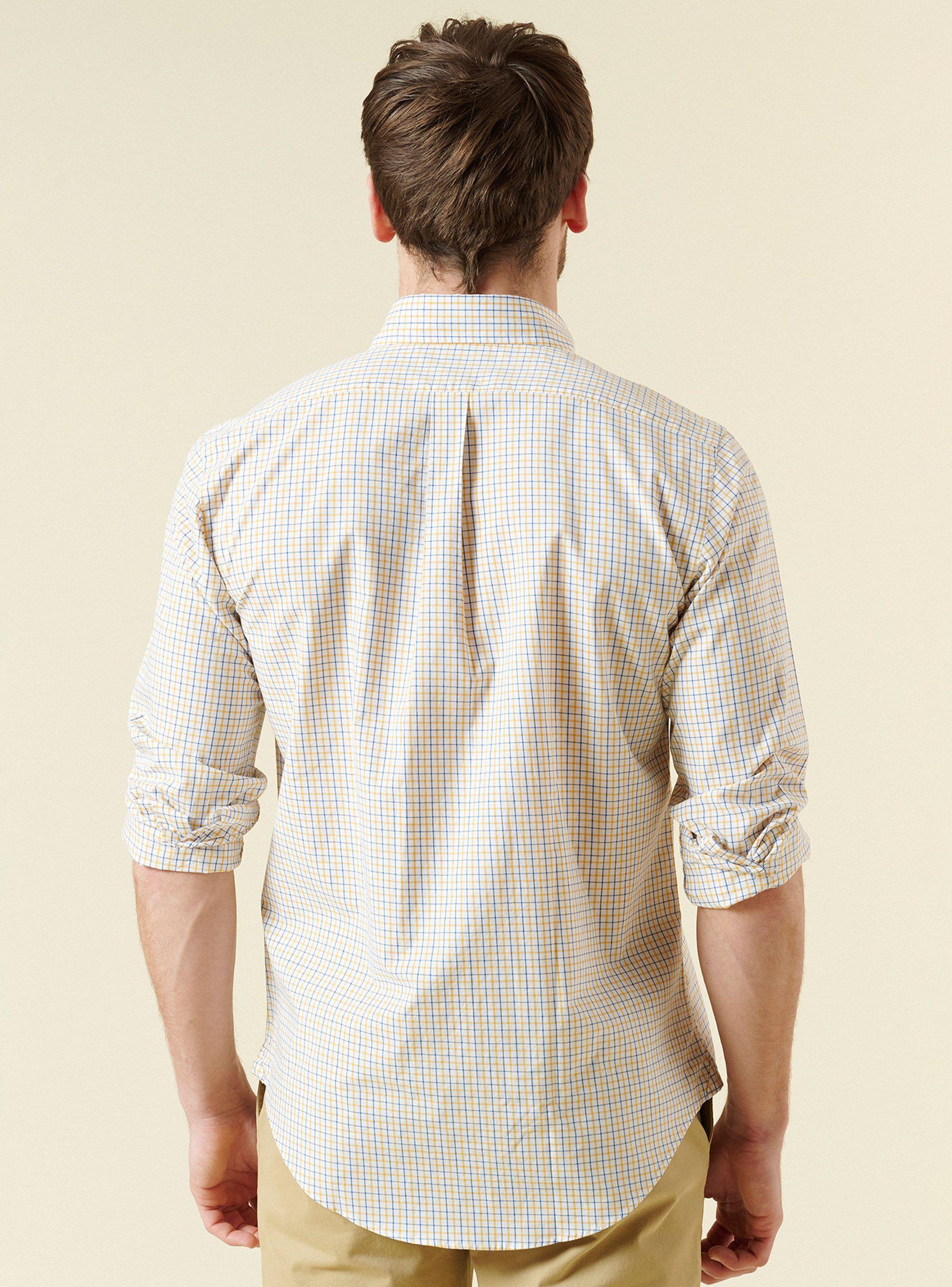 Camisa Pirnt Cuadrille Bolsillo Frontal ML-1