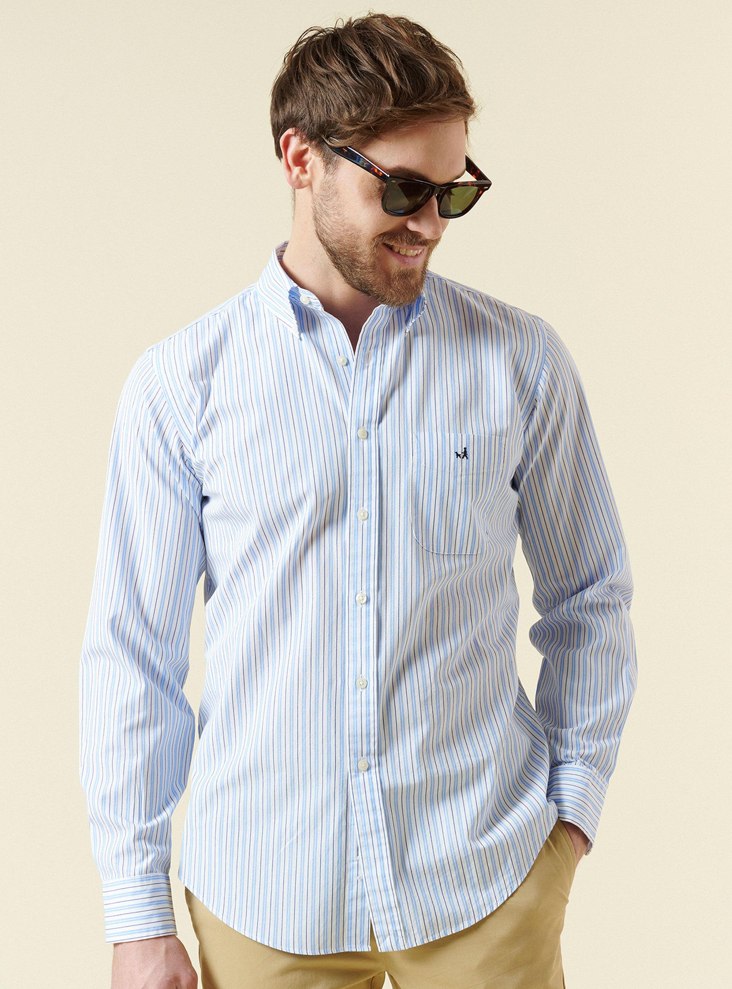 Camisa Sport Algodón Lisa Regular Fit-0