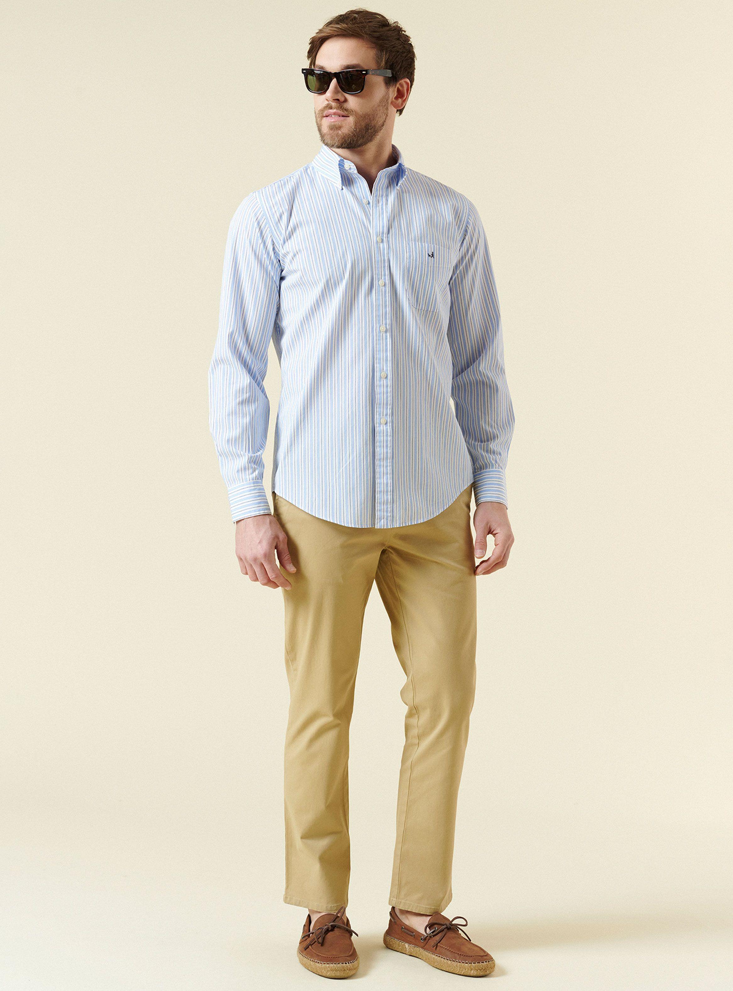 Camisa Sport Algodón Lisa Regular Fit-3