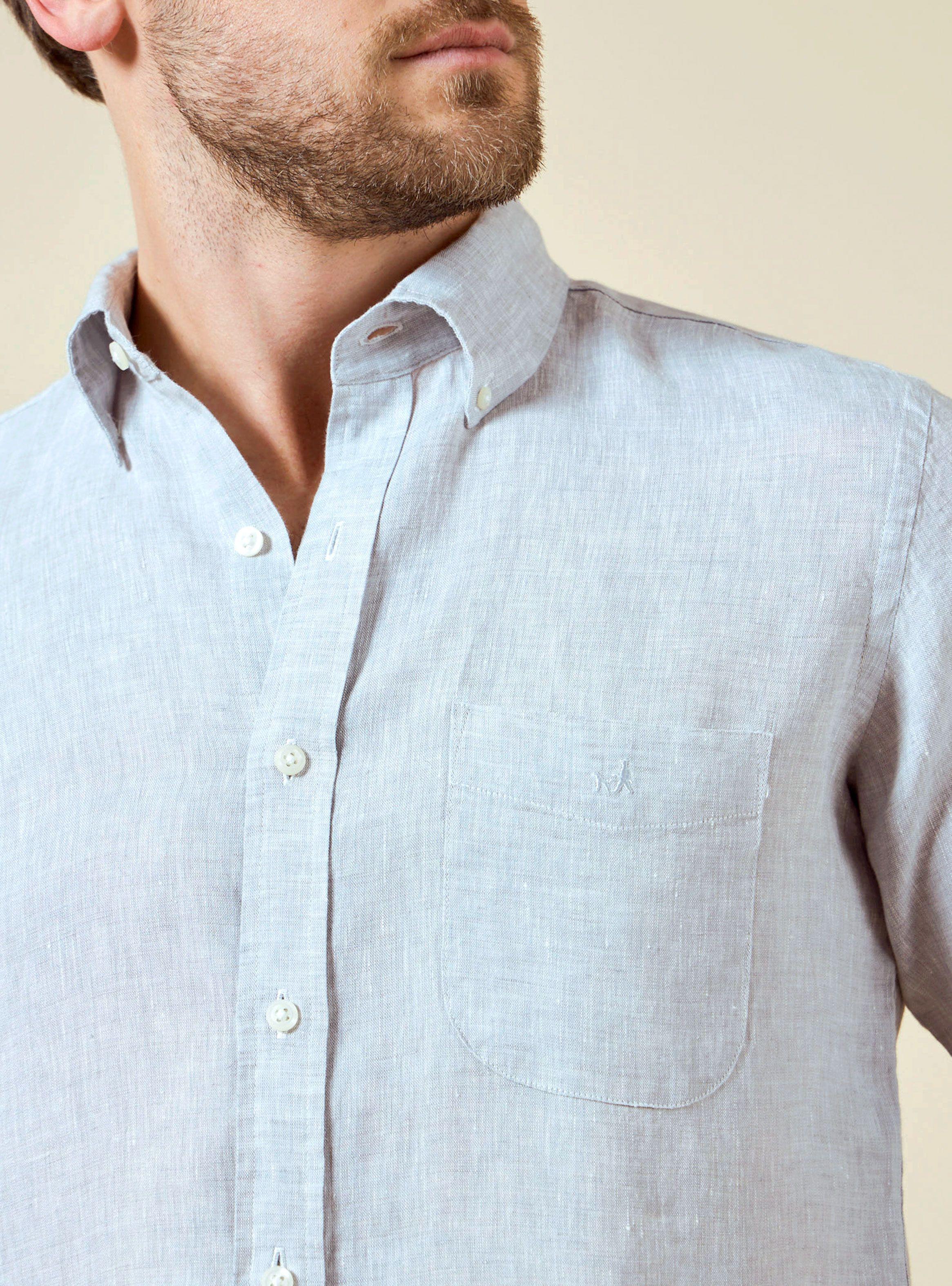Camisa Sport Lisa Algodón Regular Fit-2
