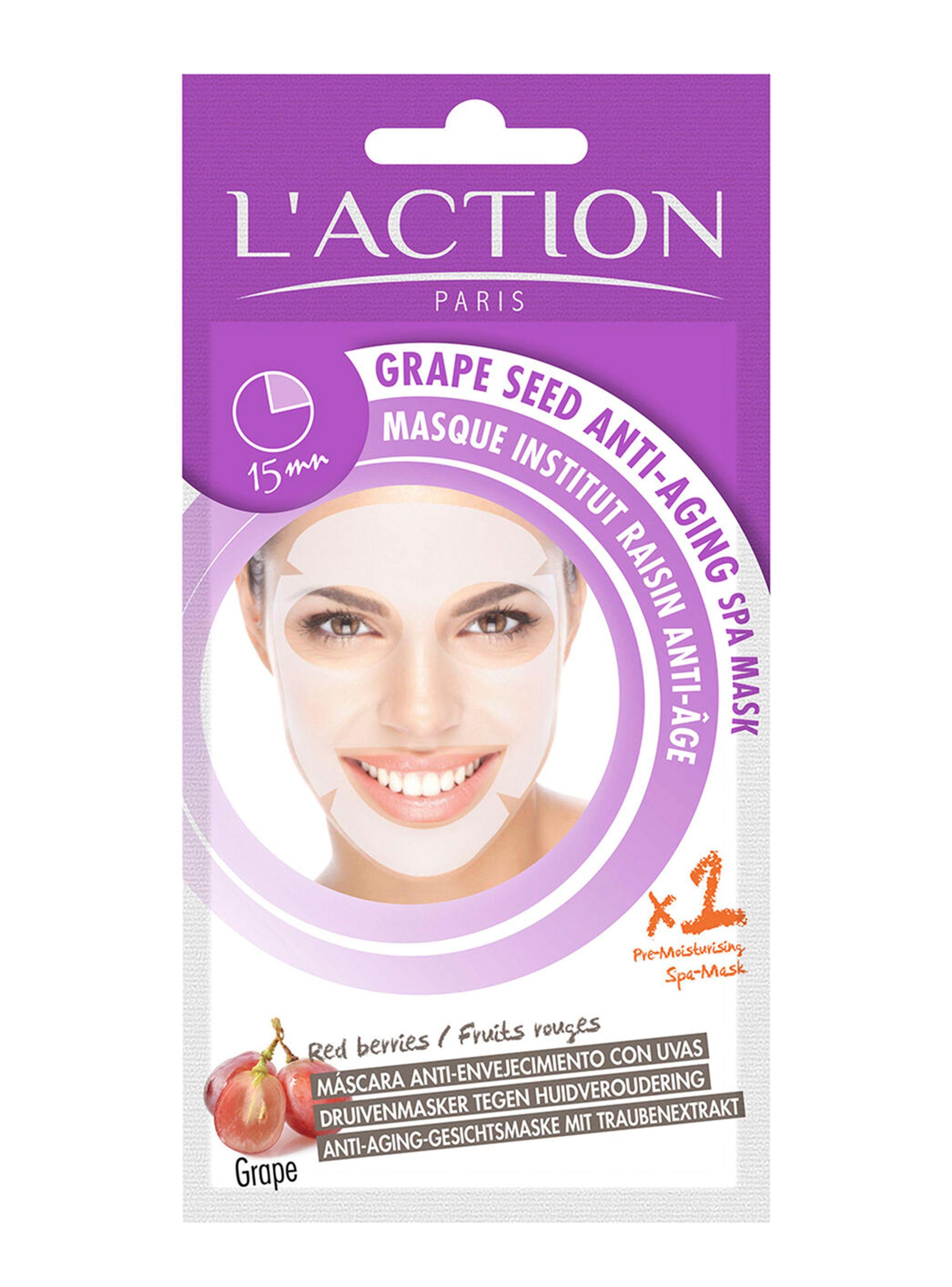 Mascarilla Anti Edad Pepa de Uva 20 g Laction-0