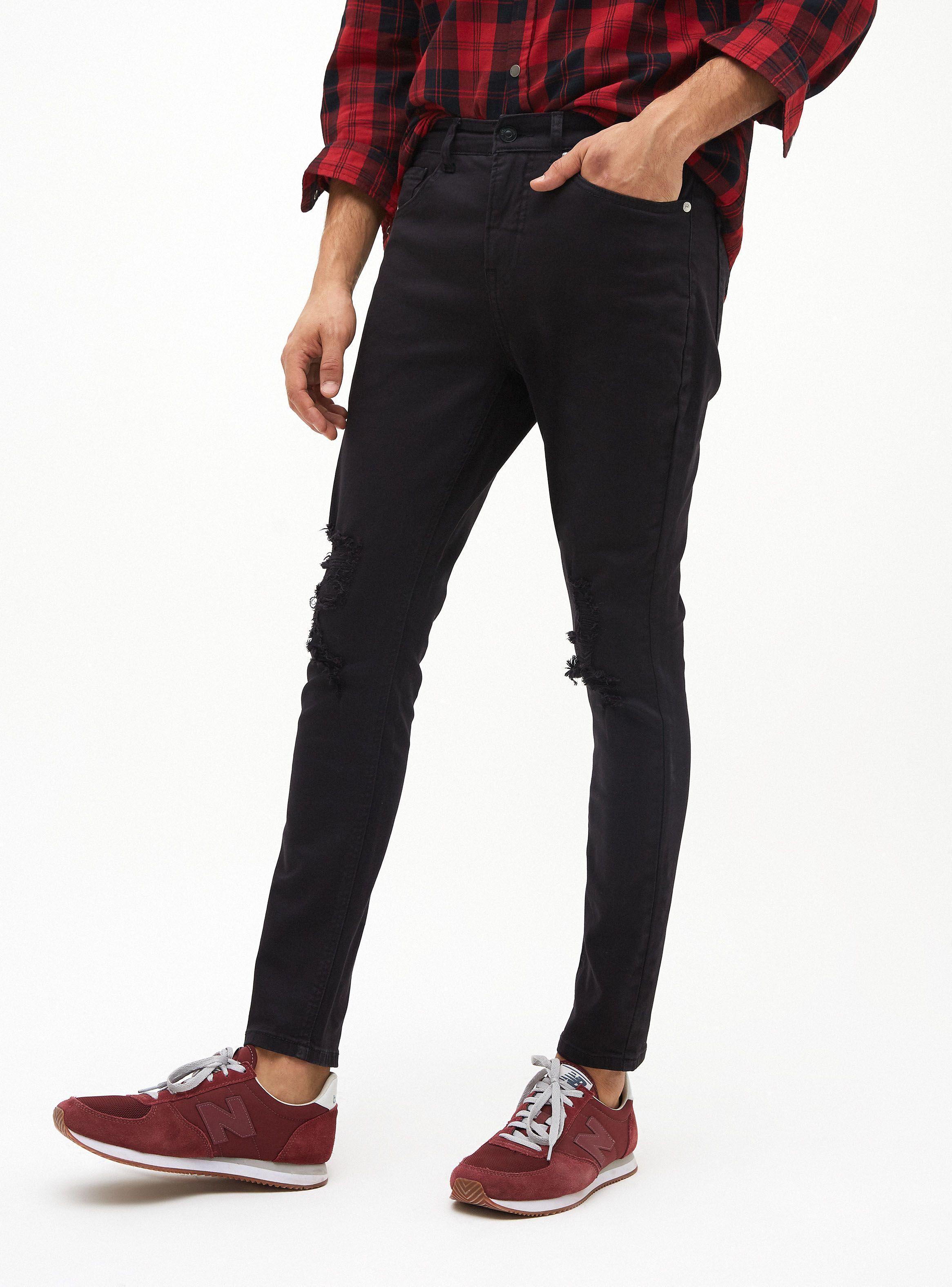 Jeans Destroyed Negro Foster-0