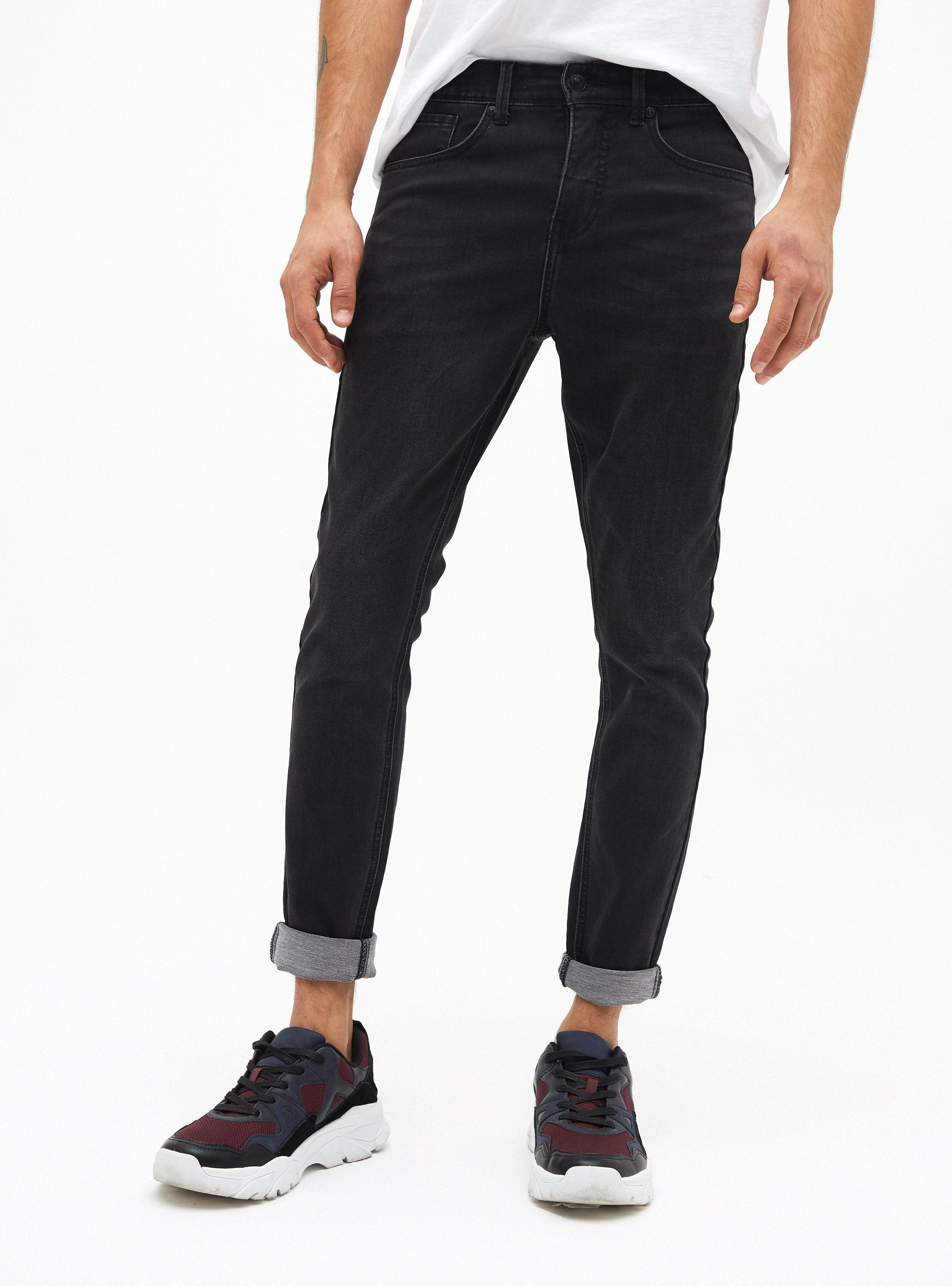 Jeans Negro Básico Diseño Liso Foster-0