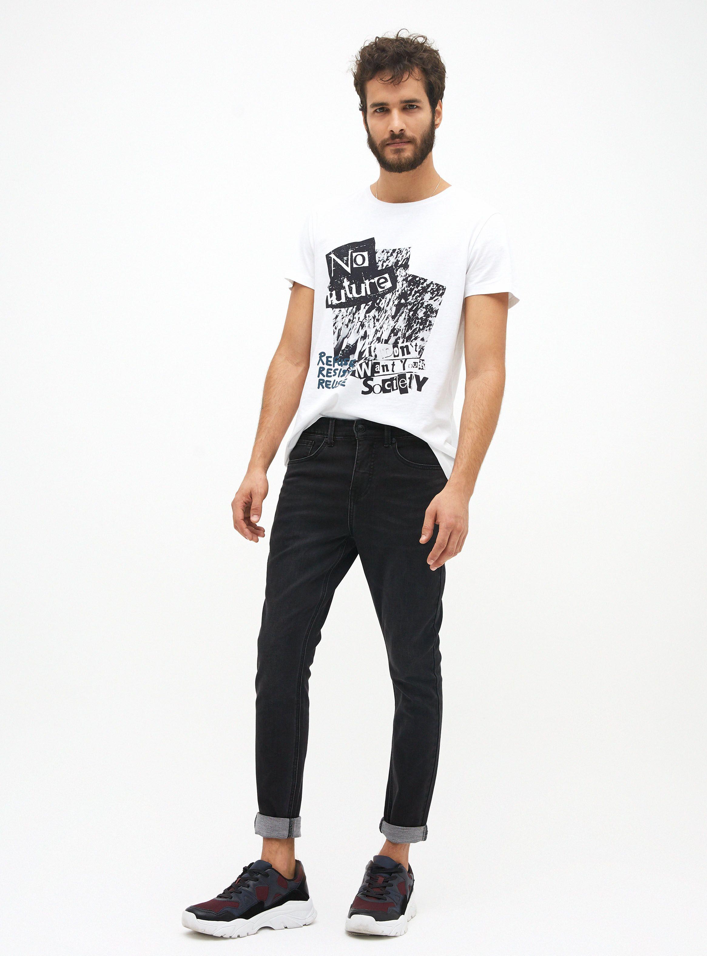 Jeans Negro Básico Diseño Liso Foster-3