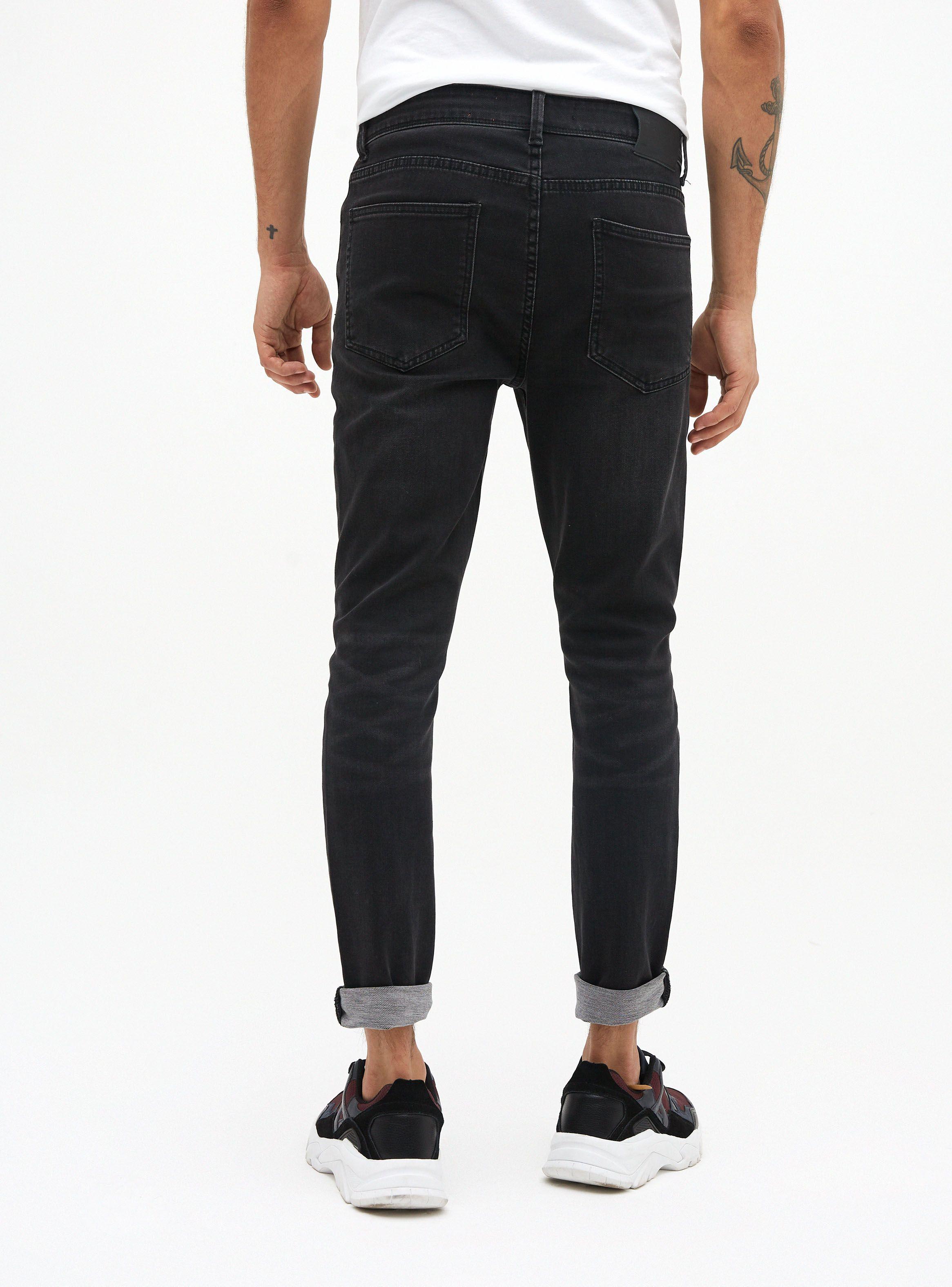 Jeans Negro Básico Diseño Liso Foster-1