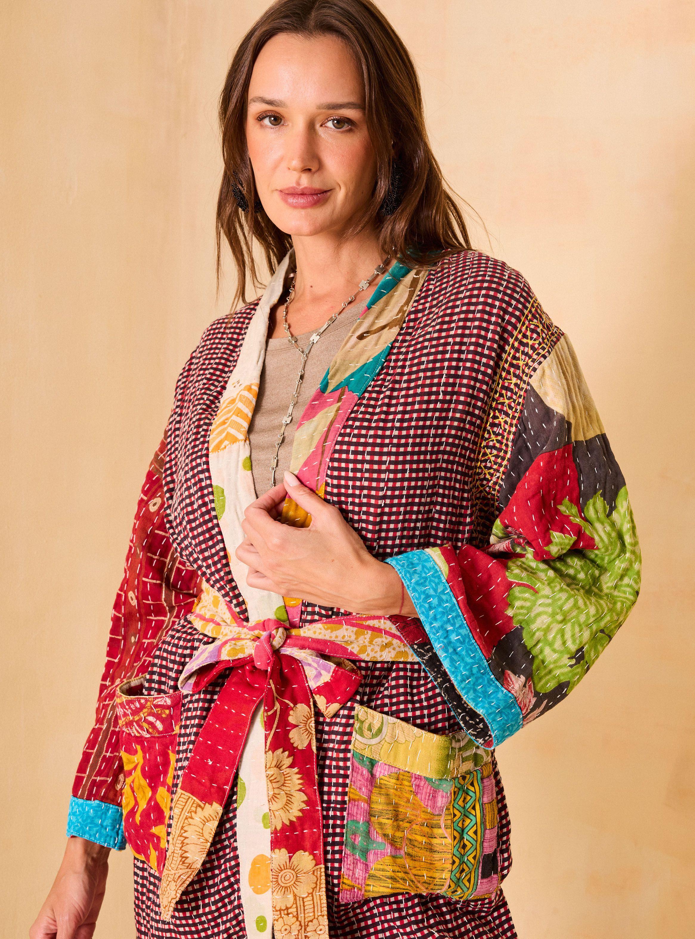 Chaqueta Upcycling Sarees-2