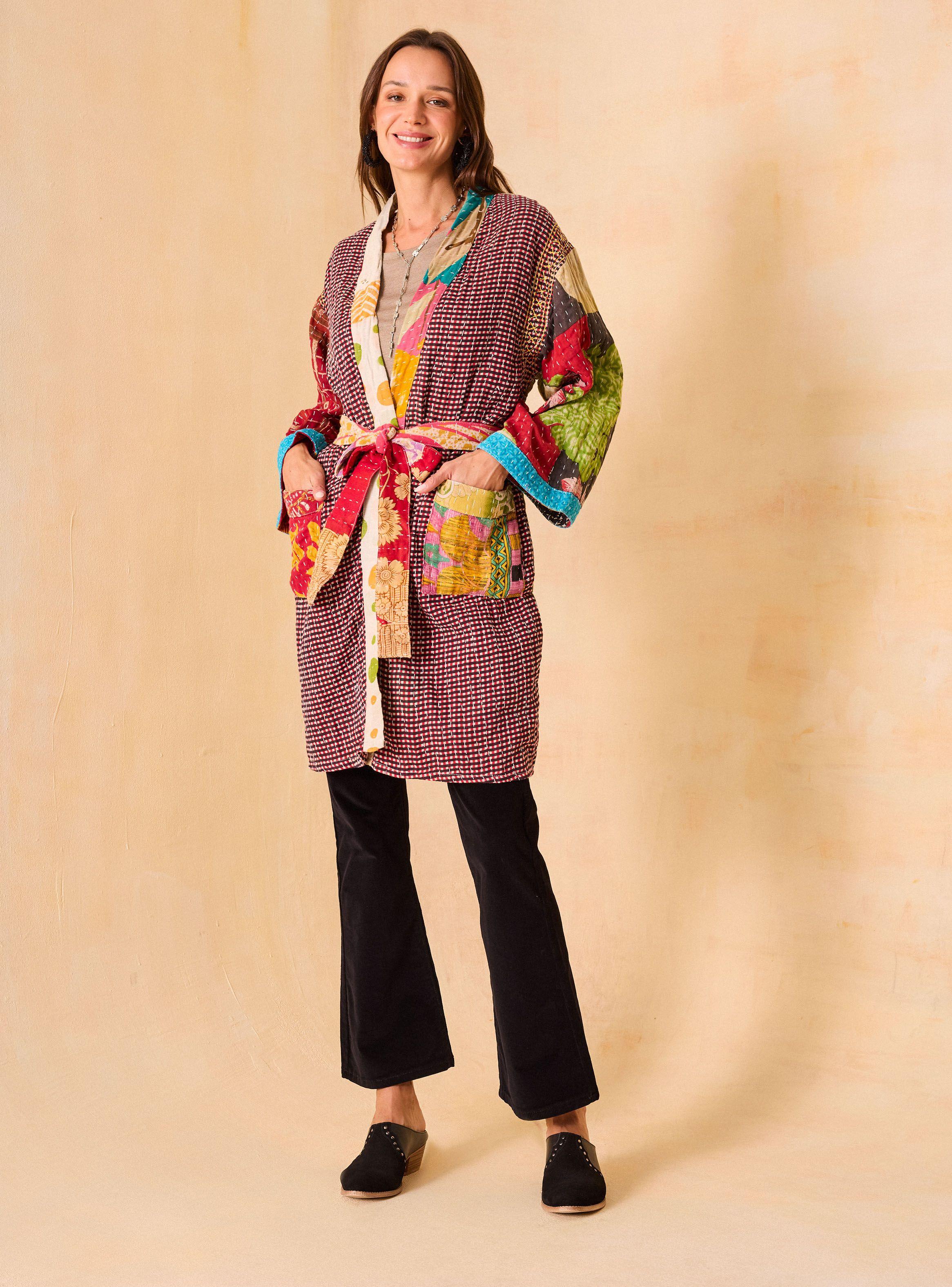 Chaqueta Upcycling Sarees-4
