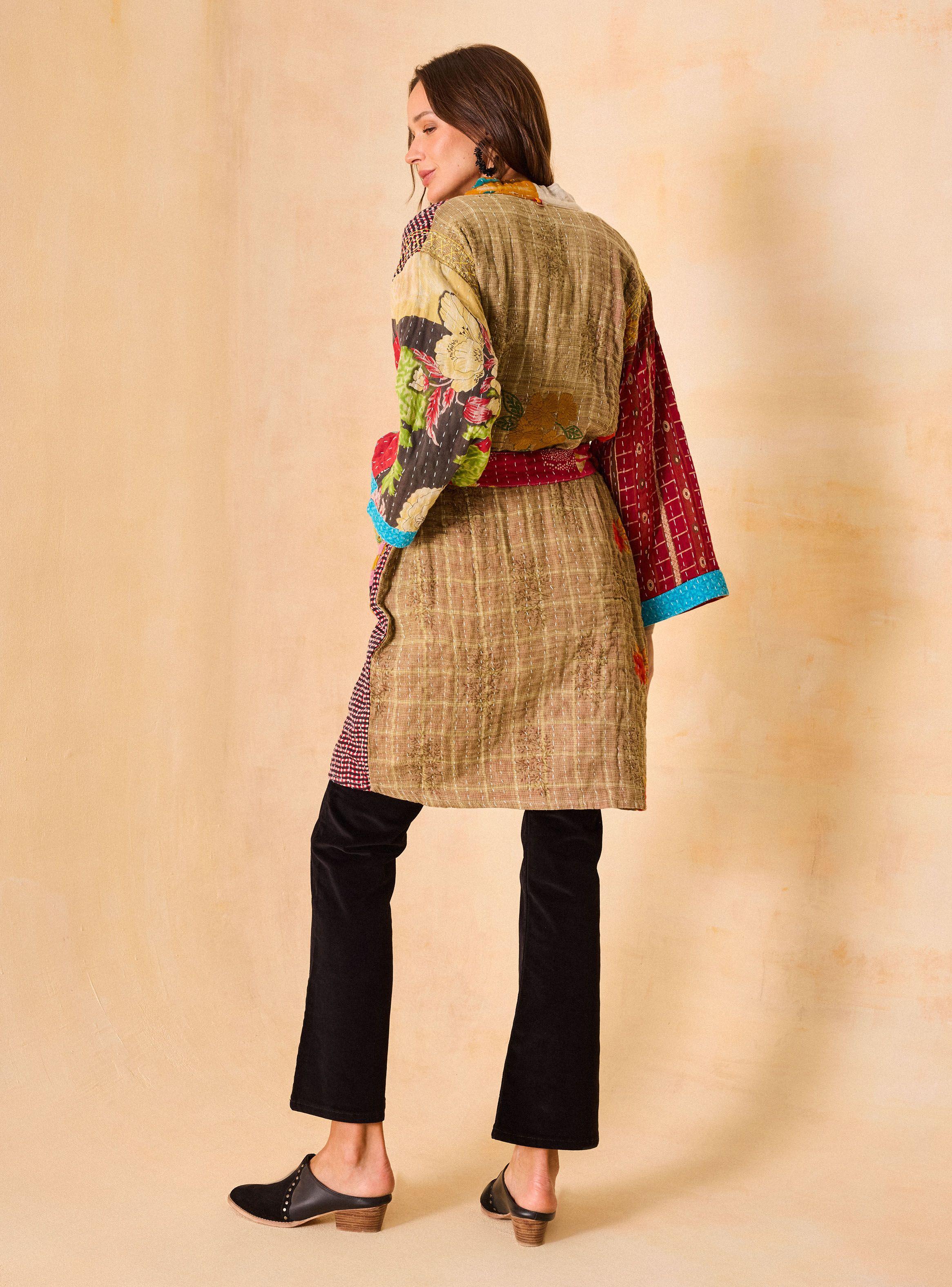 Chaqueta Upcycling Sarees-5