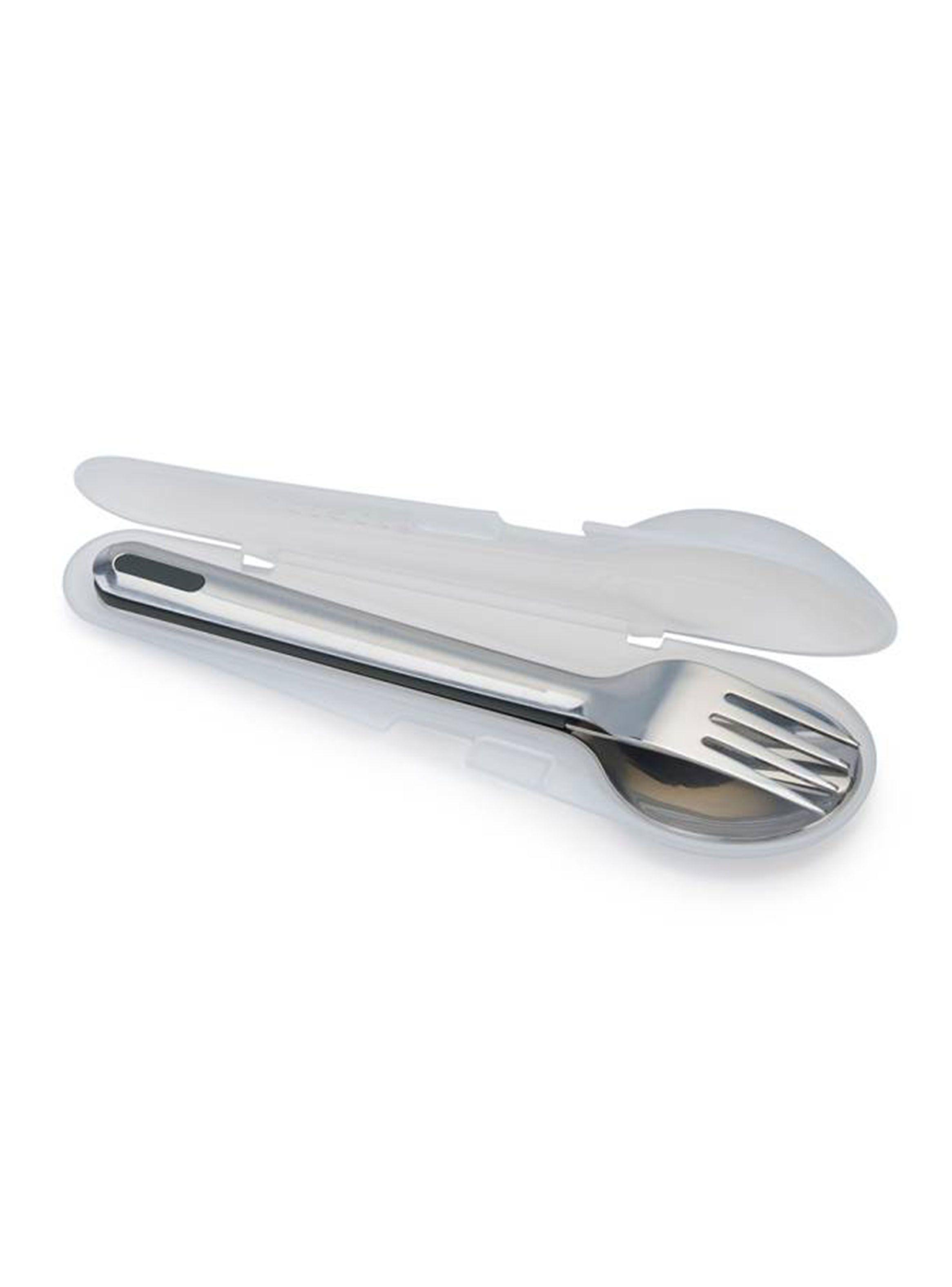 Set Cubiertos Dúo Portátil Acero Inox-1