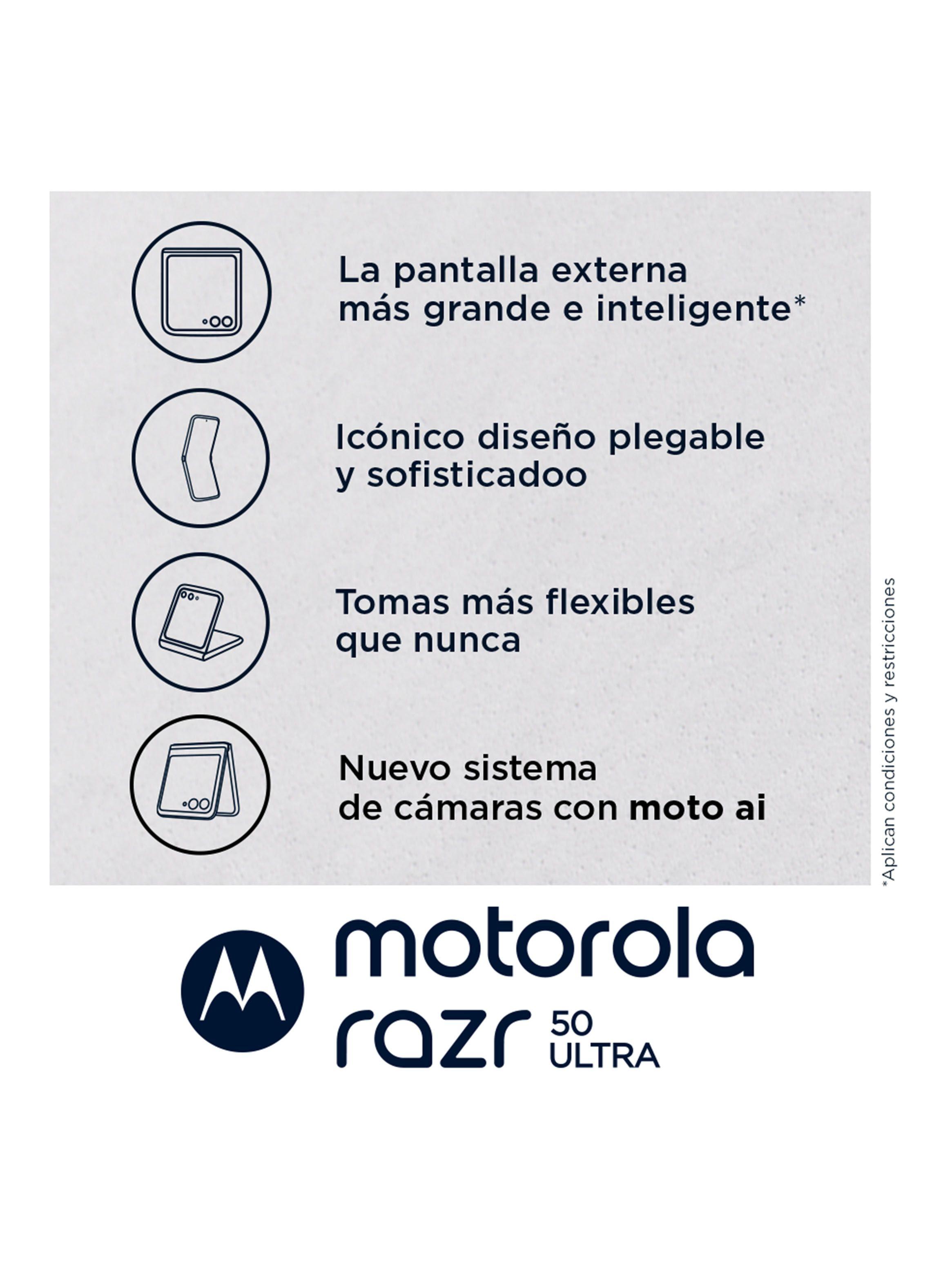 Smartphone Razr 50 Ultra 512GB 6.9" Peach Fuzz Liberado-4