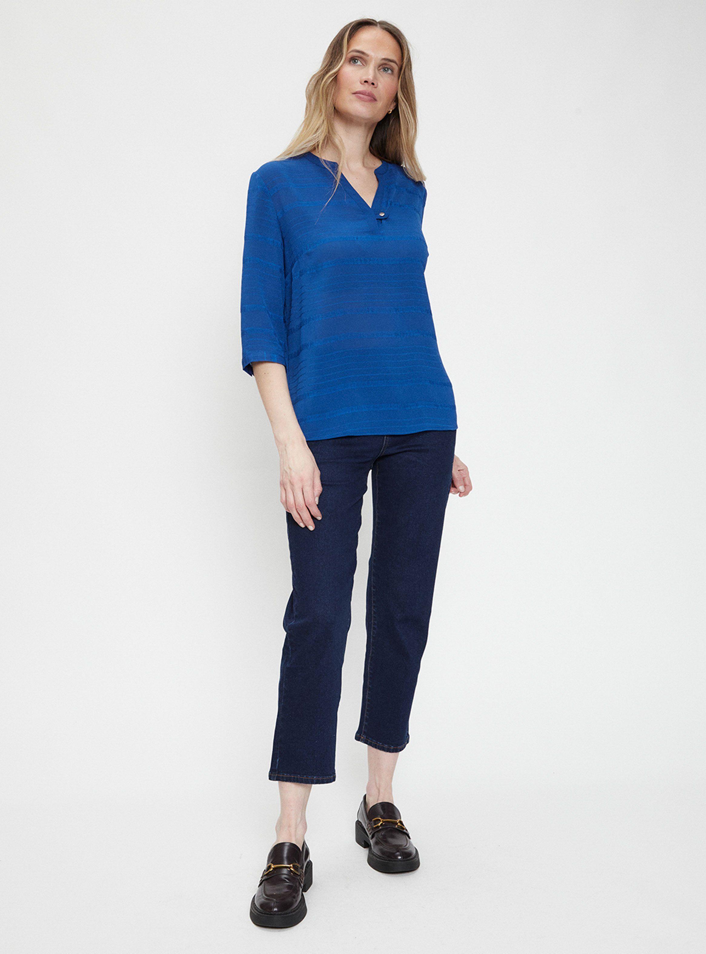 Blusa Textura Detalle en Cuello-3