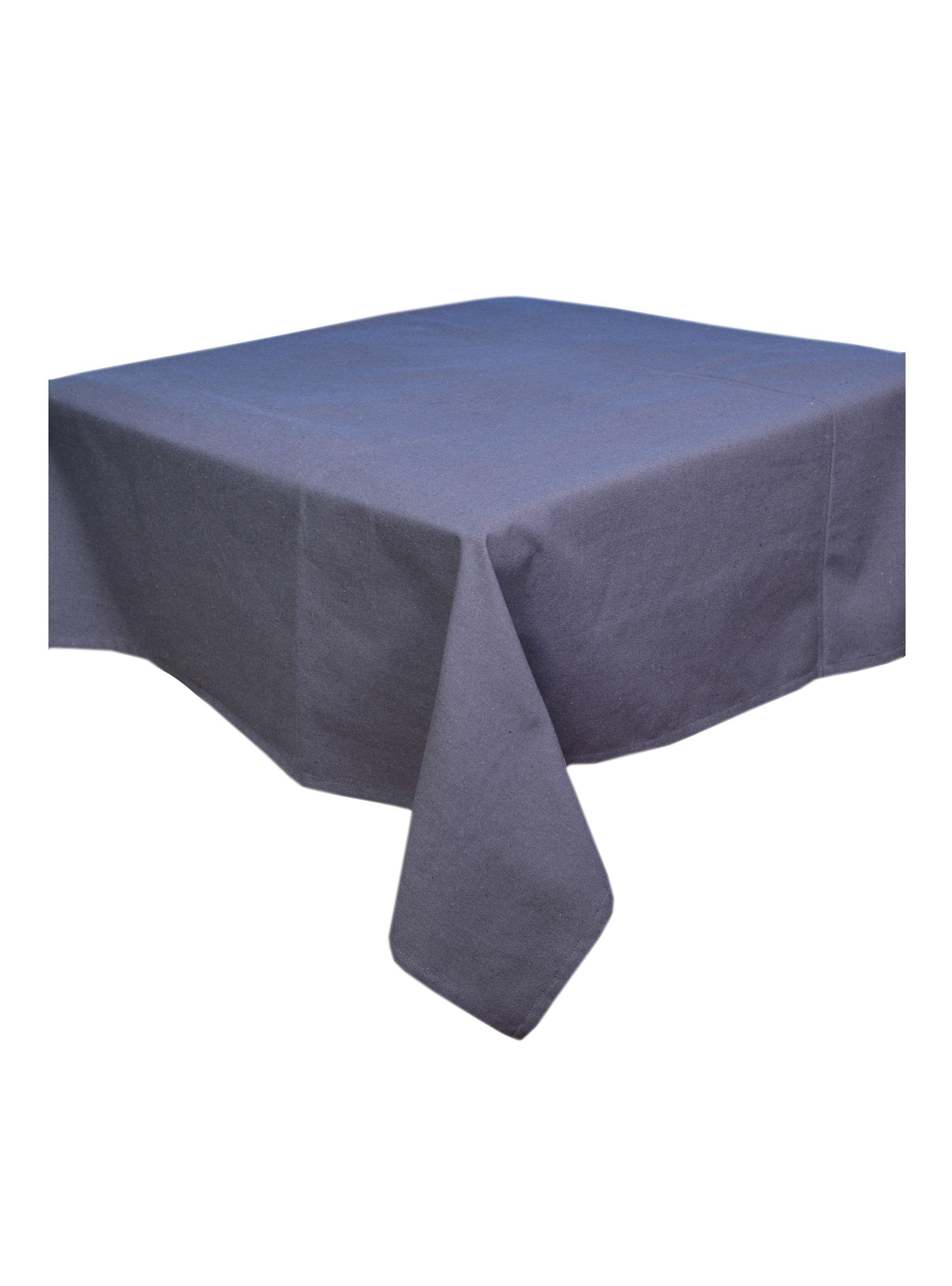 Mantel Cuadrado Antimanchas Gris-0