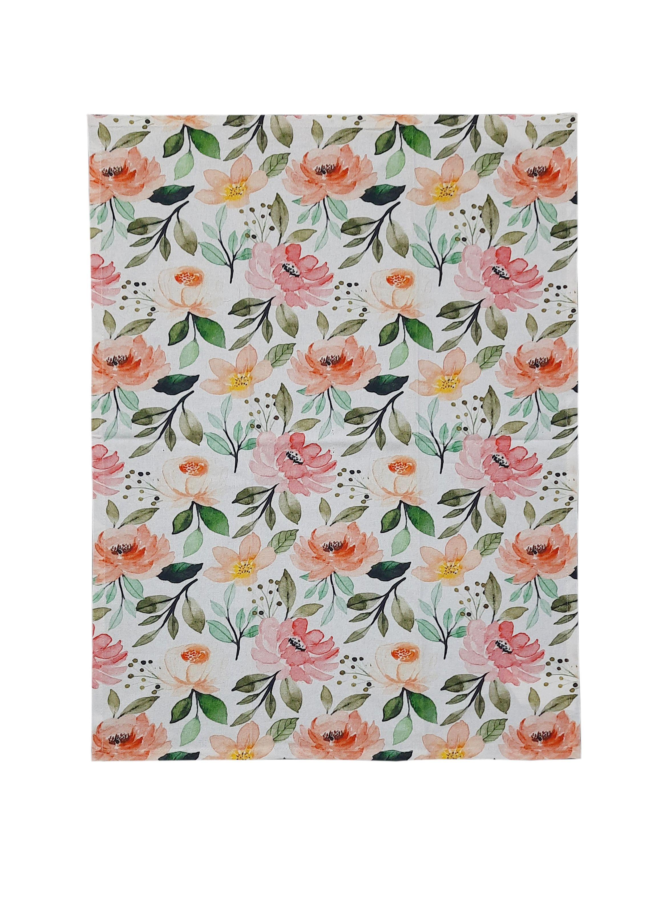 Set 2 Paños Cocina Floral 50x70 cm-2