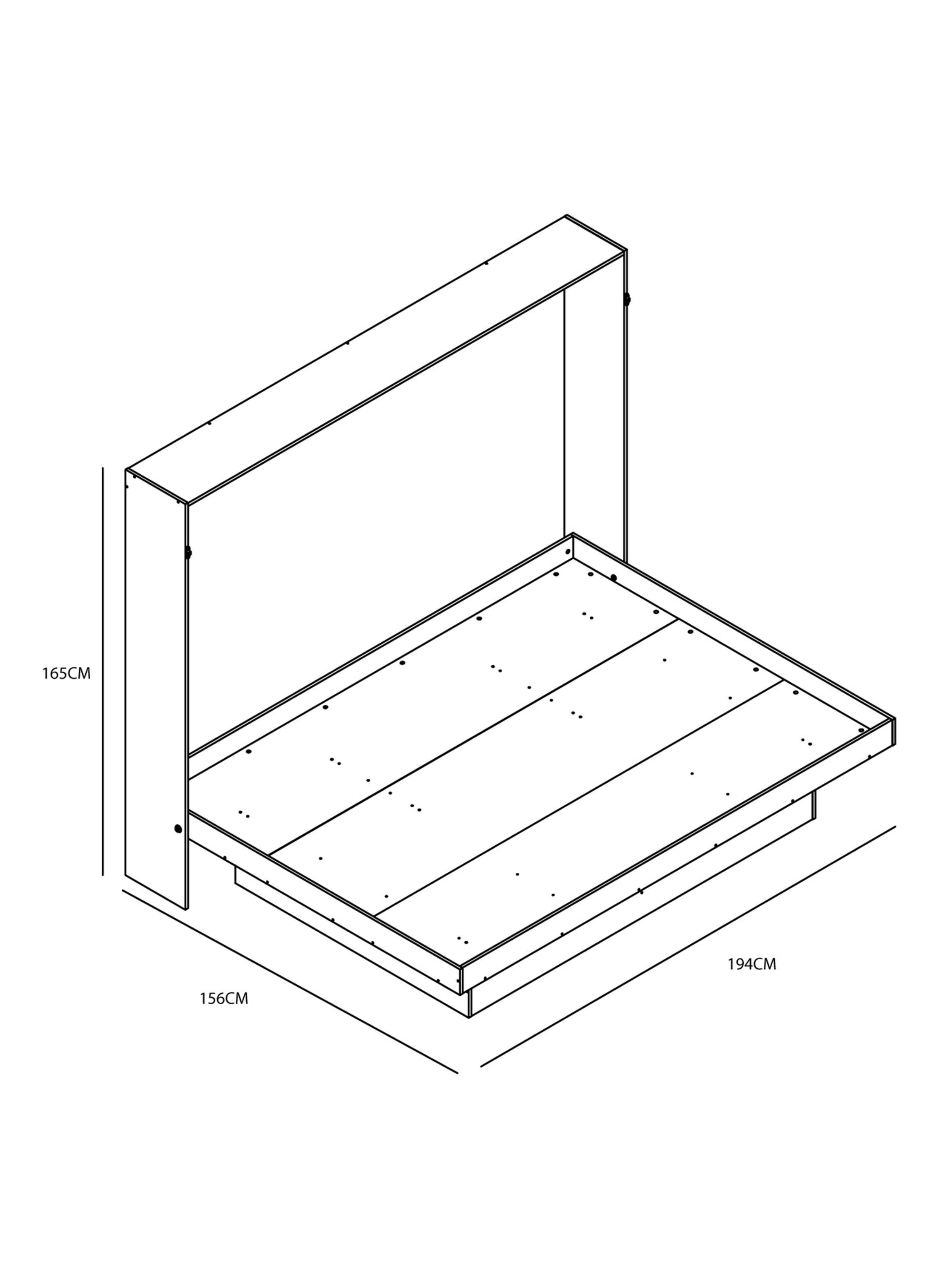 Cama Plegable Horizontal Latino 2 Plazas-1