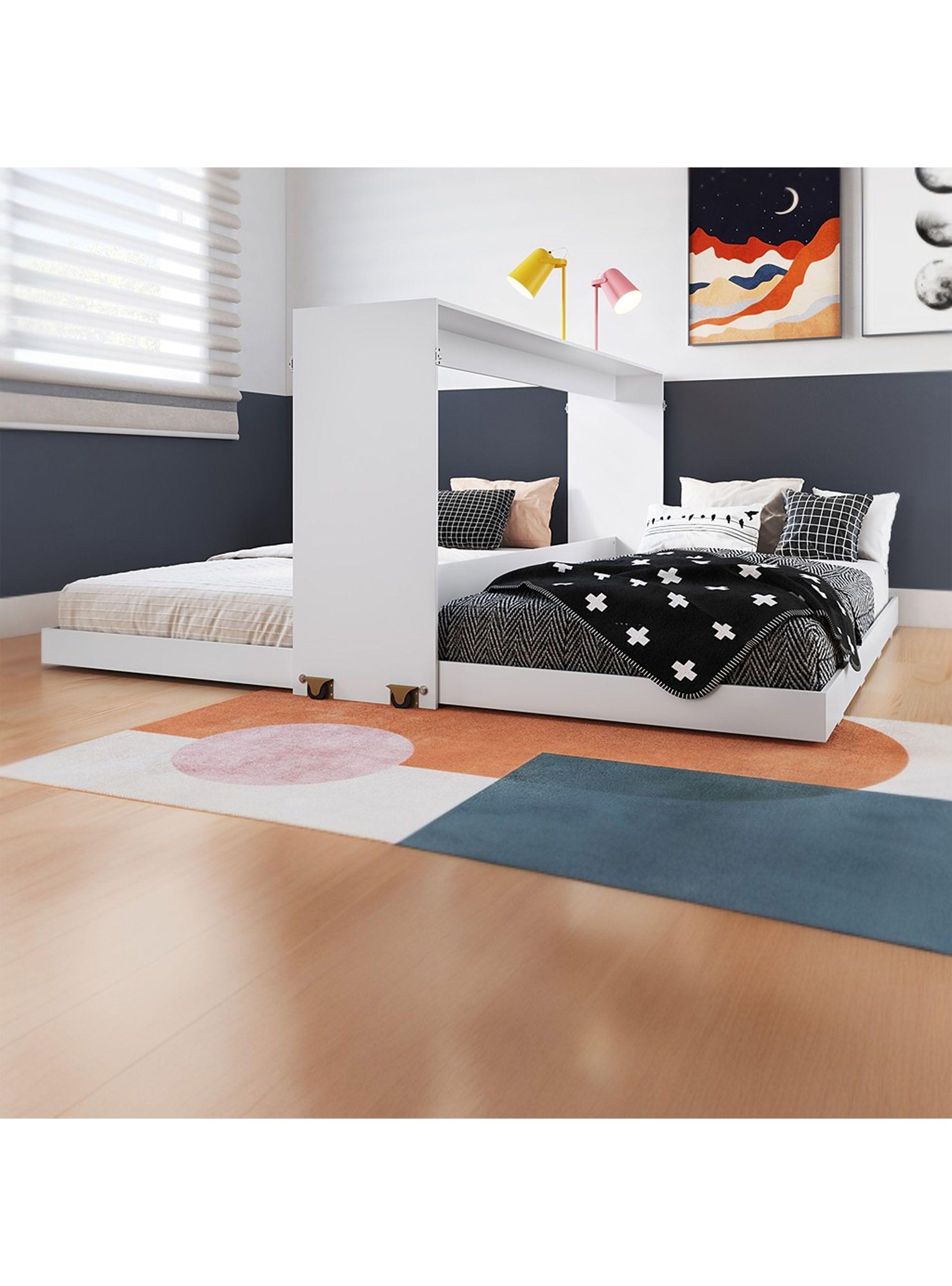 Cama Doble Plegable Horizontal Phoenix 1 Plaza-2